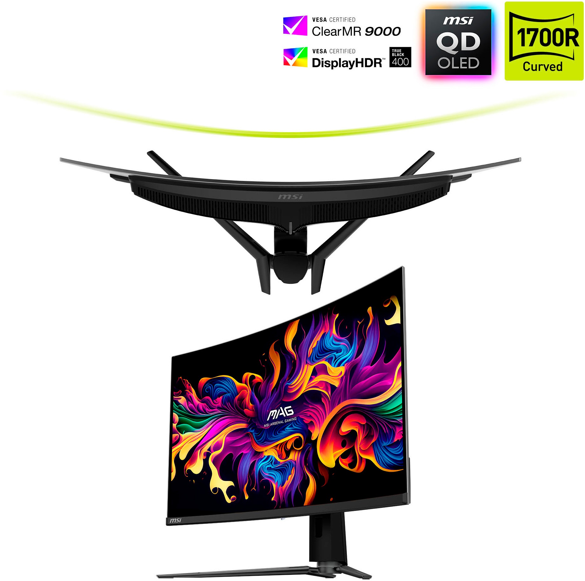 MSI Gaming-Monitor »MAG 321CUP QD-OLED«, 80 cm/32 Zoll, 3840 x 2160 px, 4K Ultra HD, 0,03 ms Reaktionszeit, 165 Hz