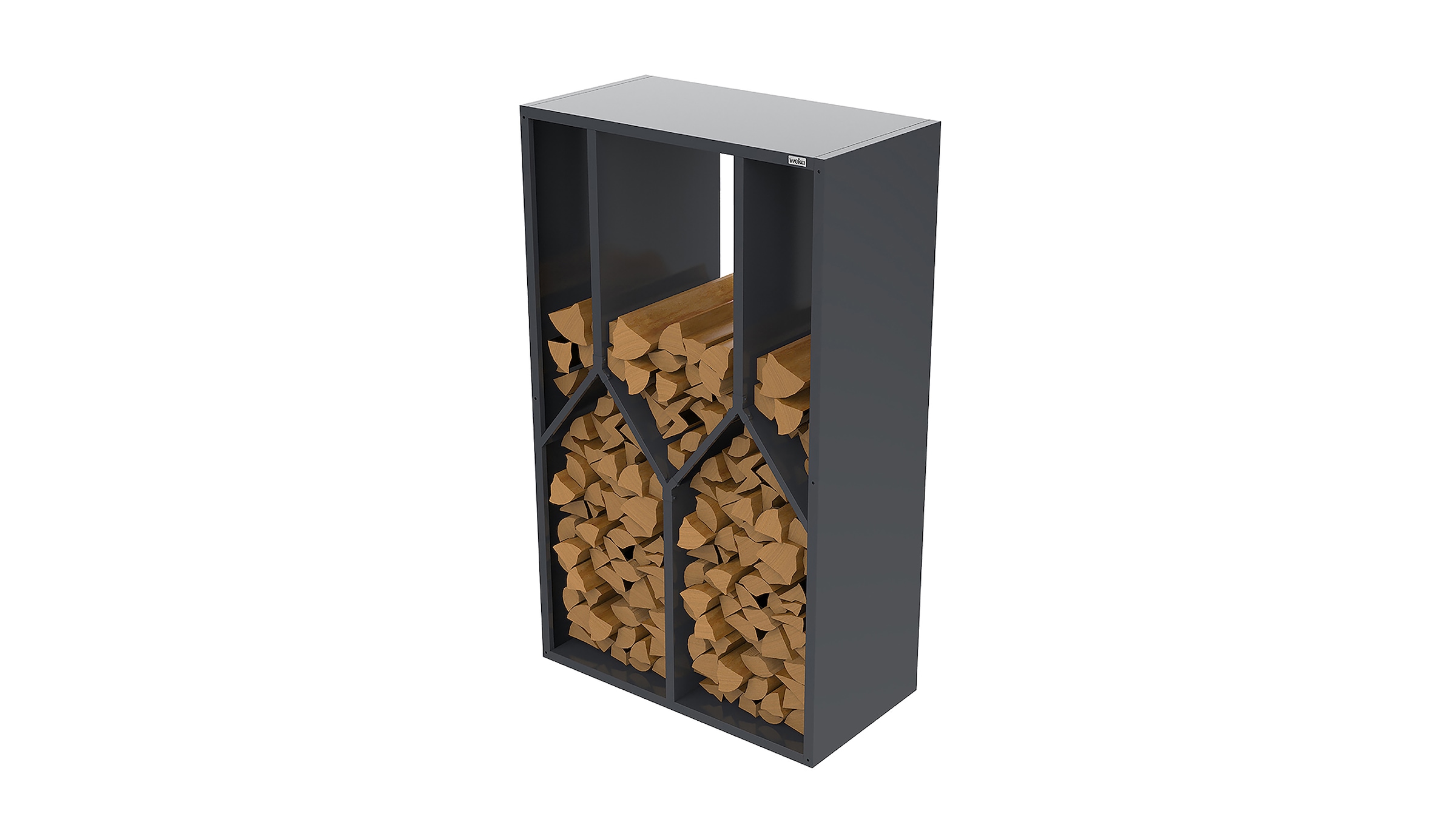 weka Kaminholzregal »Brennholzregal« Metall pulverbeschichtet