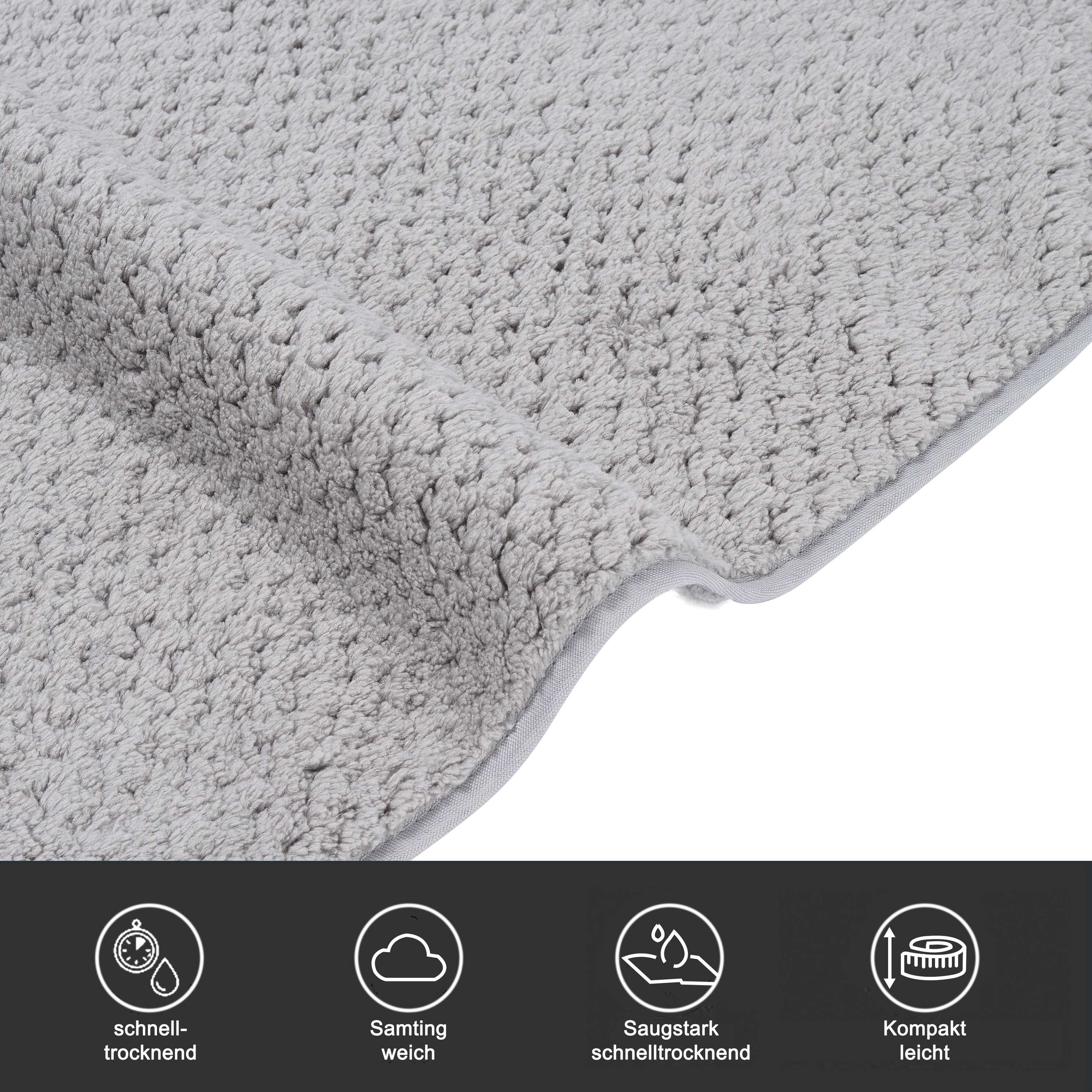 OTTO home Handtücher »Parris, diverse Größen, ideal als Sporthandtuch, Reisehandtuch« sehr leicht, kompakt, schnelltrocknend, Mikrofaser, mit Waffelmuster