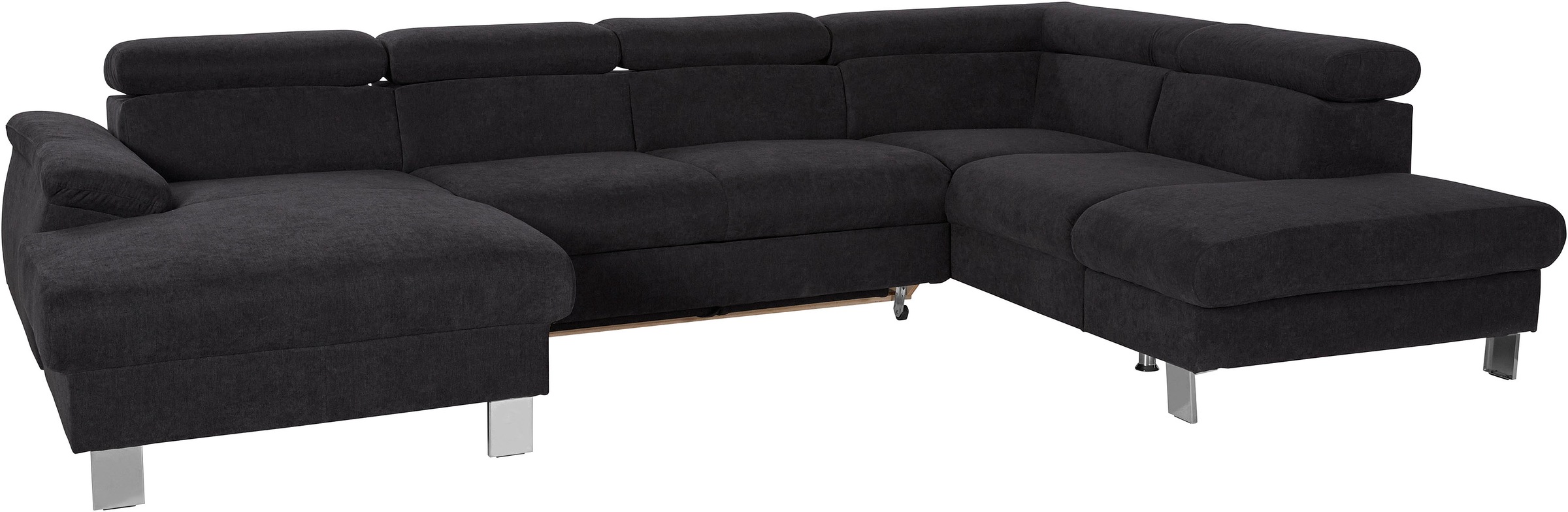 COTTA Wohnlandschaft »Komaris U-Form, B: 320 cm« mit Kopfteilverstellung, o günstig online kaufen