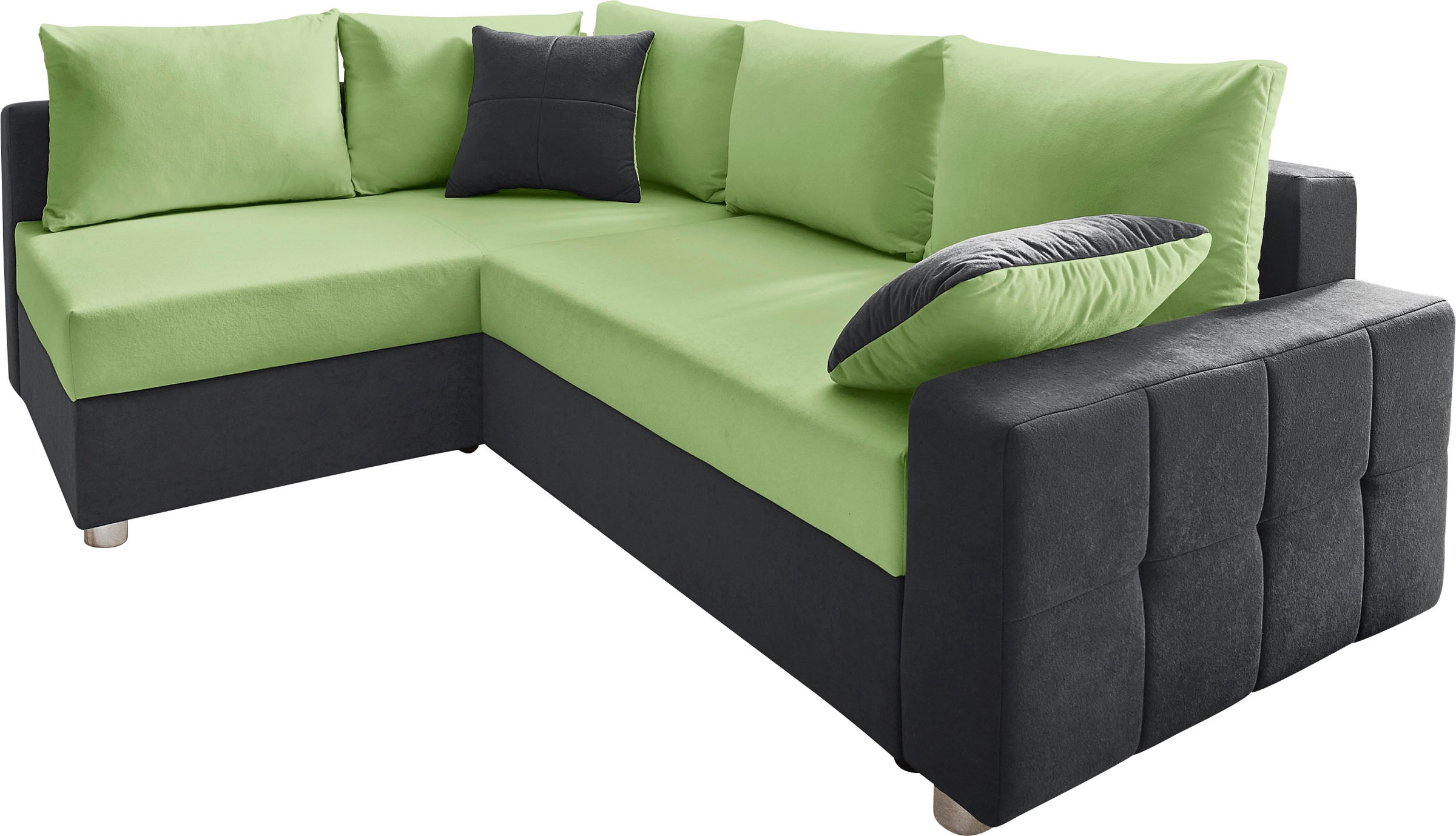 COLLECTION AB Ecksofa »Parma L-Form«, mit Bettfunktion und Federkern günstig online kaufen