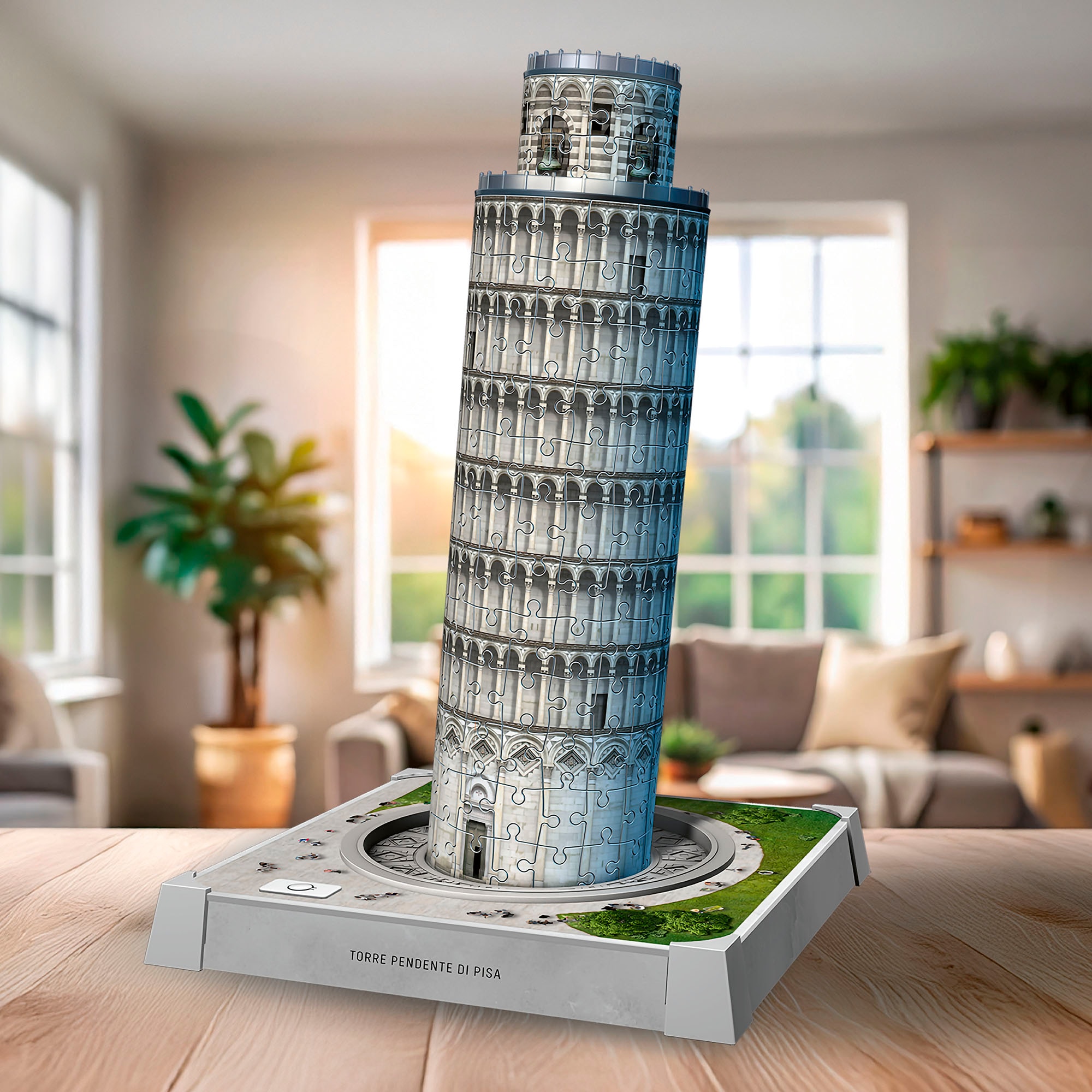 Ravensburger 3D-Puzzle »Iconics: Schiefer Turm von Pisa - mit Licht«, Made in Europe