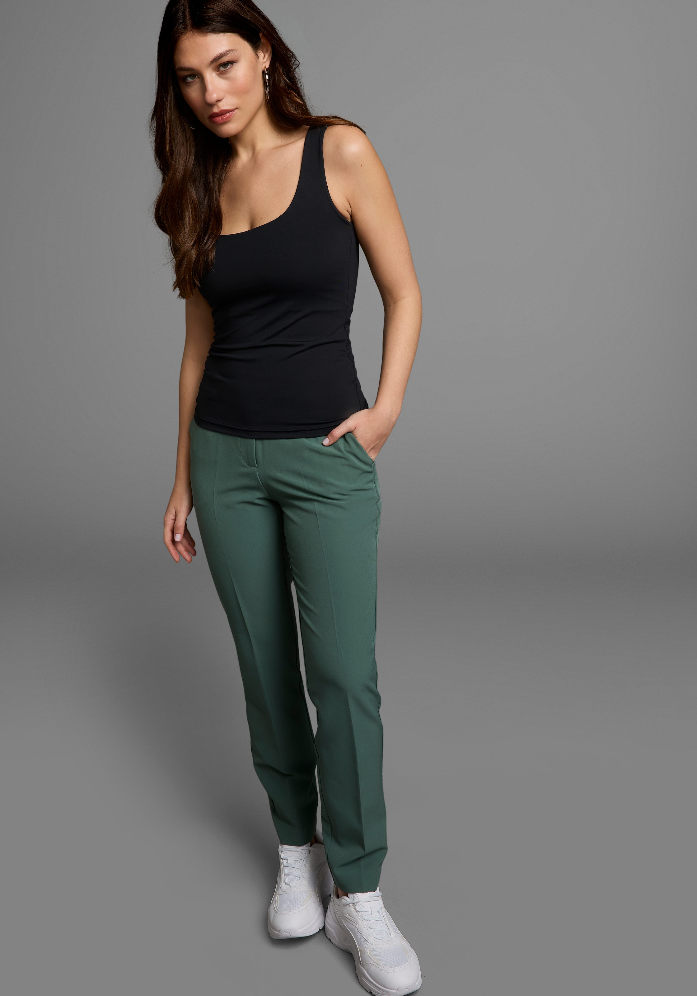 Laura Scott Tanktop, mit modischem Karree-Ausschnitt - NEUE KOLLEKTION