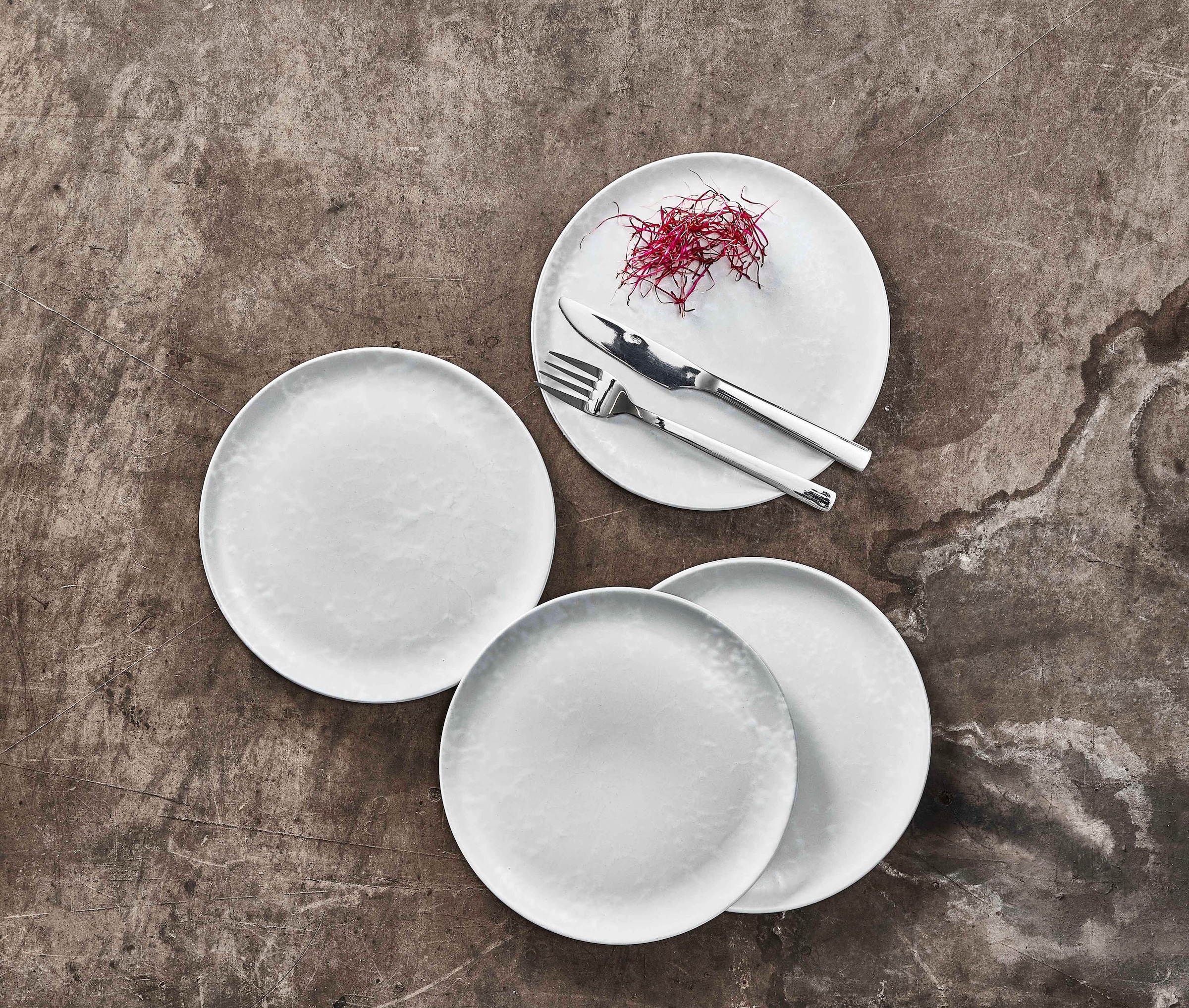 aida RAW Frühstücksteller »Arctic White«, (Set, 6 St.), Steinzeug, Ø 23 cm  auf Rechnung kaufen | Frühstücksteller
