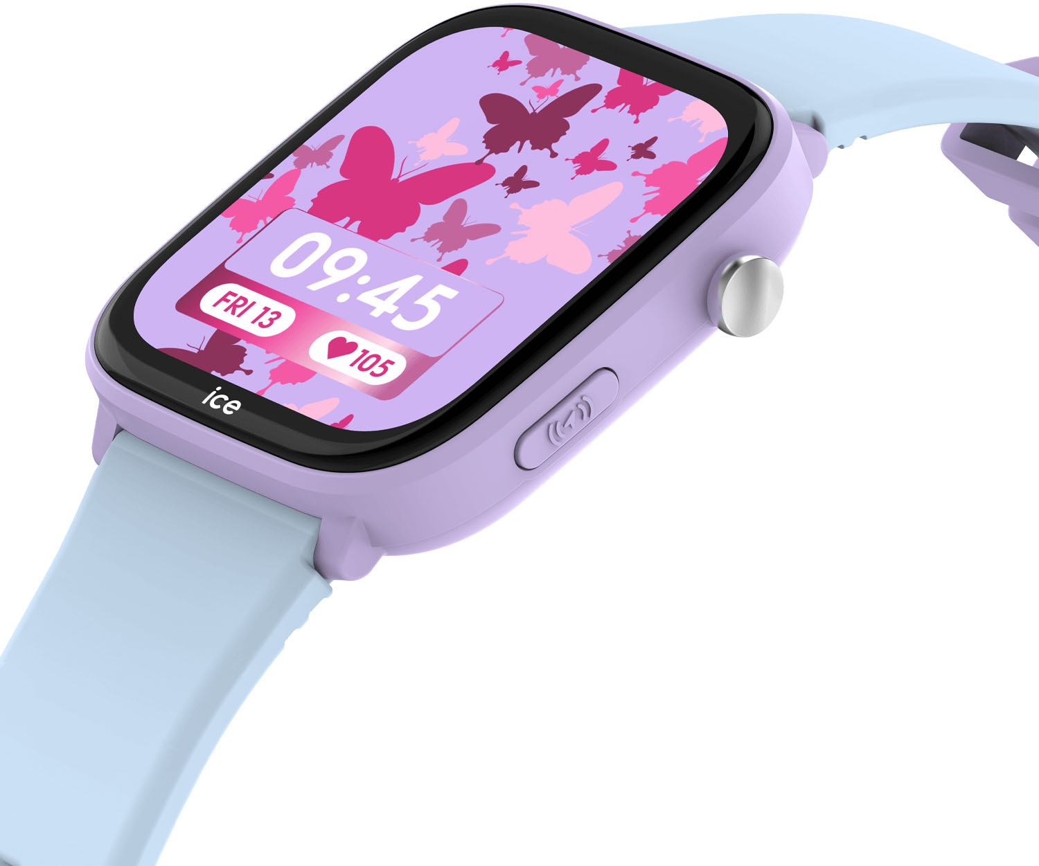 ice-watch Smartwatch »ICE smart junior 3.0 - Find My - 1.75«, Armbanduhr, Kinderuhr, Silikonarmband, Bluetooth, Geschenkidee,digital