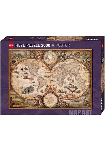 Puzzle »Vintage World«, Made in Europe