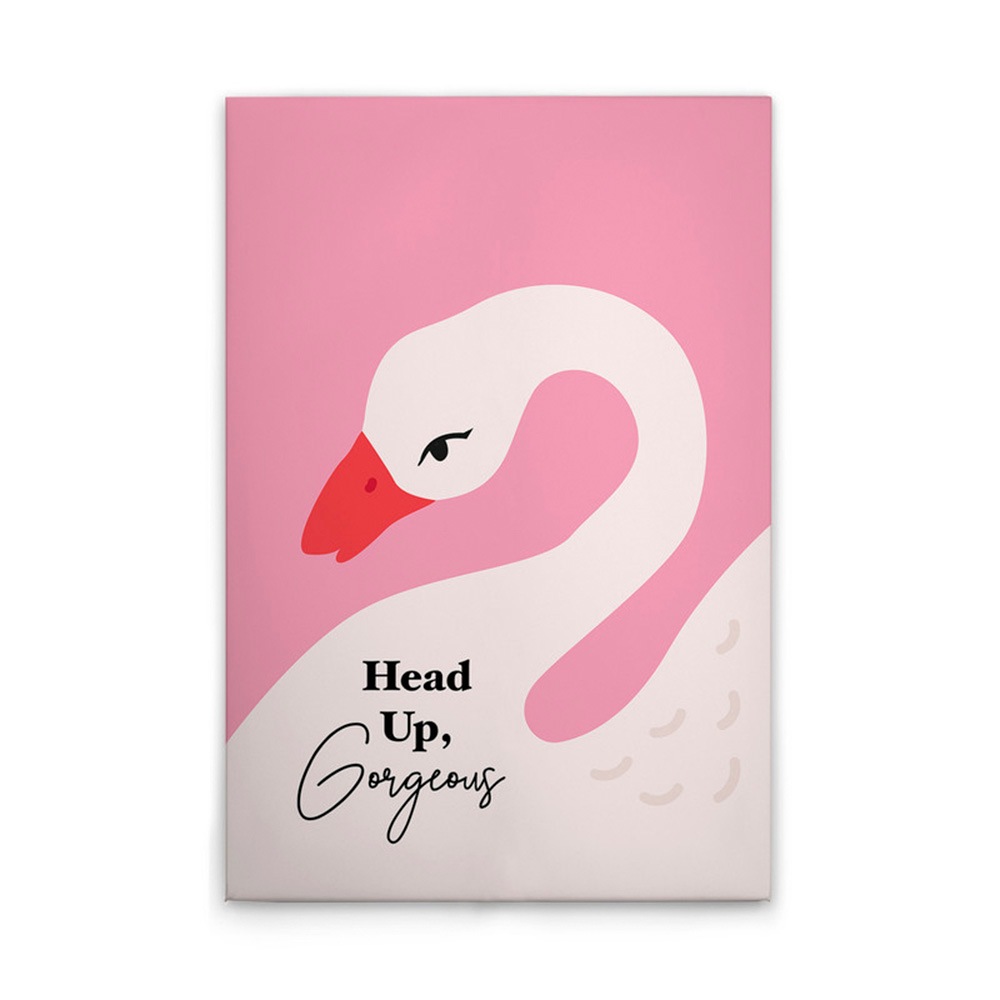 A.S. Création Leinwandbild »Head Up - Wandbild Pink Schwarz Weiß Keilrahmen günstig online kaufen