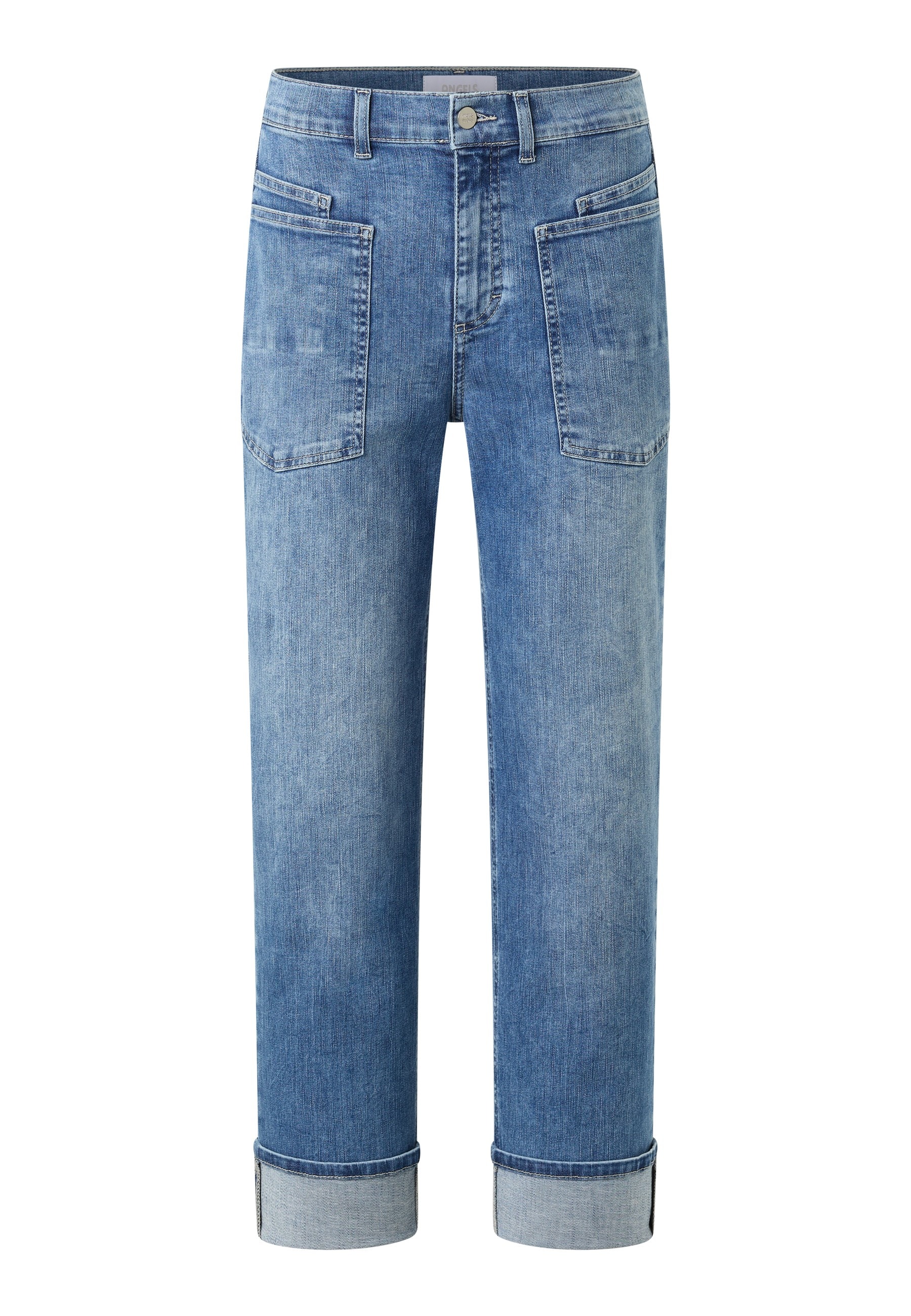 ANGELS Relax-fit-Jeans »LIBERTA TURN UP« Relaxed fit, aus Baumwollmischung, mit großen Vordertaschen