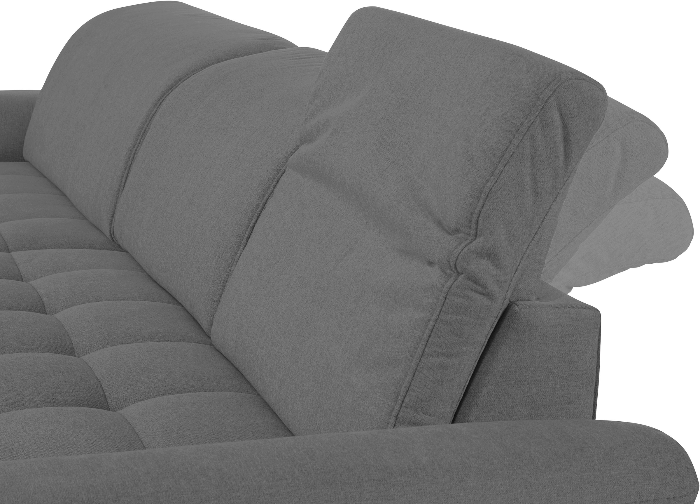 INOSIGN Ecksofa »Fresh L-Form«, Federkern, wahlweise Kopfteilverstellung und motorischer Vorziehsitz