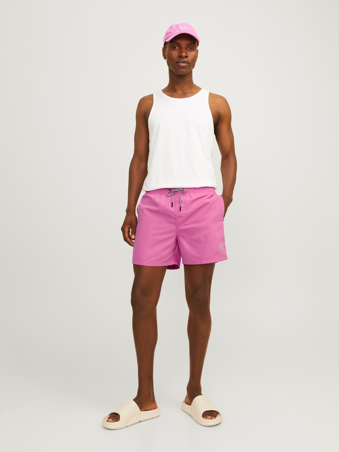 5. Bild von Jack & Jones Badeshorts »JPSTFIJI JJSWIM SOLID SN LY«, gut geschnittene Schwimm-Shorts für den Strand aus recyceltem Garn