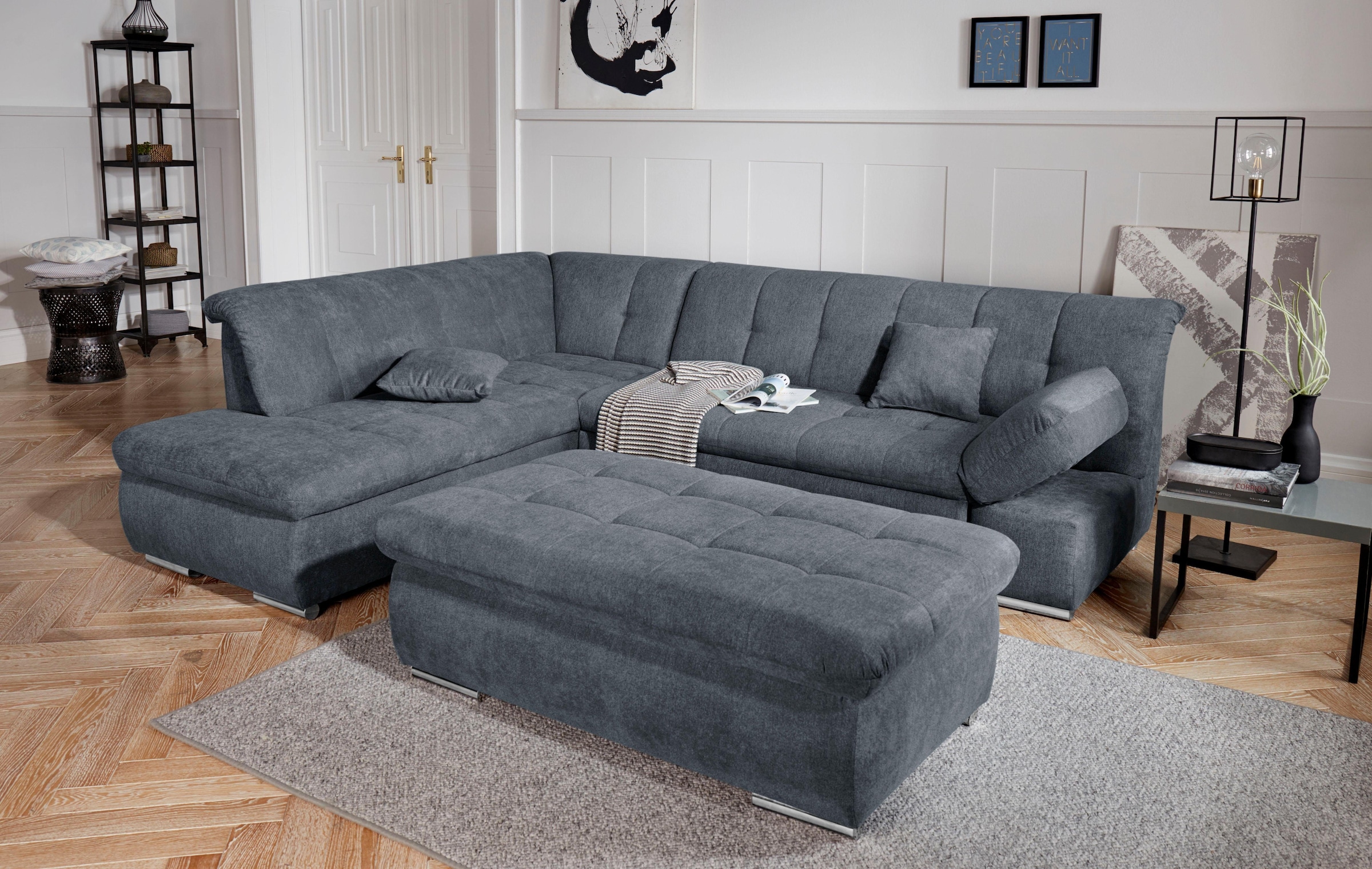 DOMO collection Hocker »Mona«, mit Stauraumfach