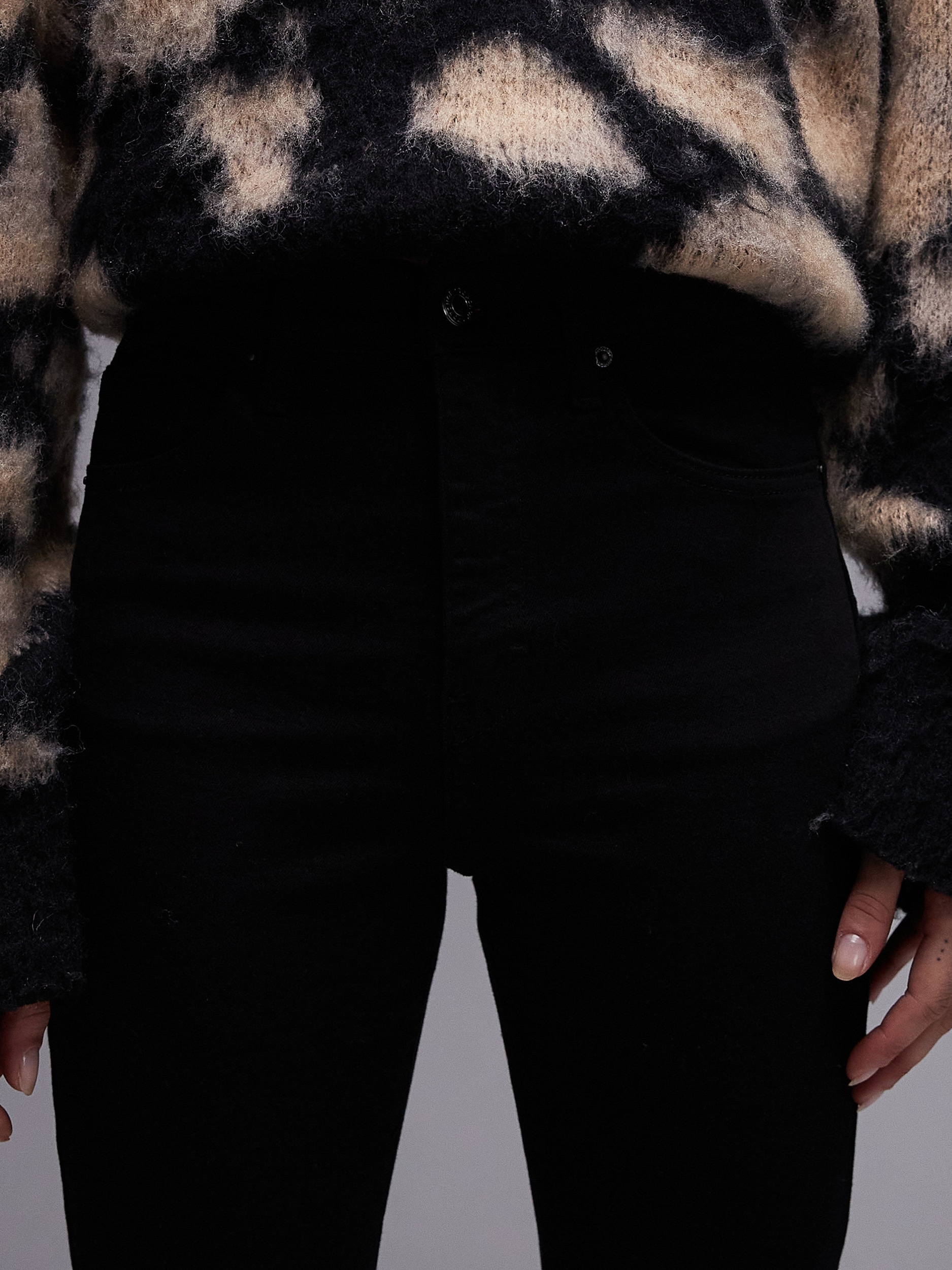 TOPSHOP Skinny-fit-Jeans »TSJAMIE HR SLIM DNM JEANS BL NOOS« Baumwollmischung, skinny fit