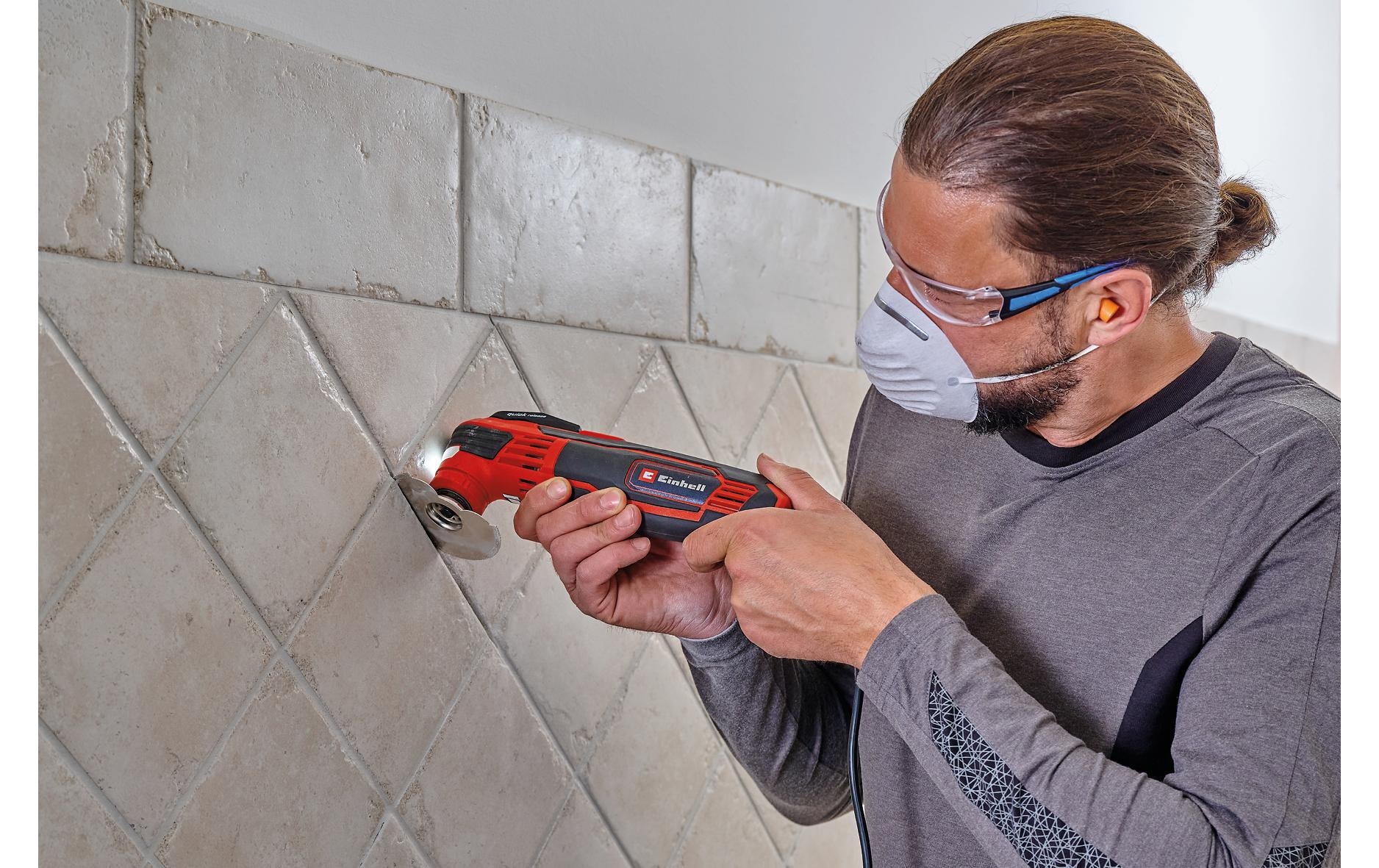 Einhell Elektro-Multifunktionswerkzeug »TE-MG 350 EQ« Set, 
