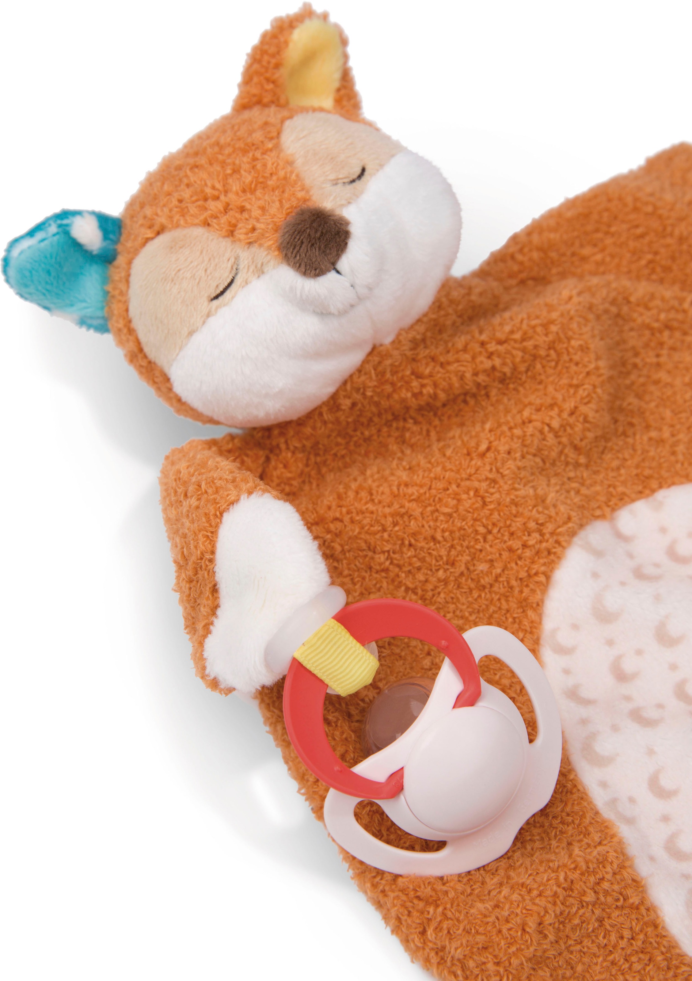 Nici Schmusetuch »My First NICI, Fuchs Finni schlafend«, mit aufgestickten Augen