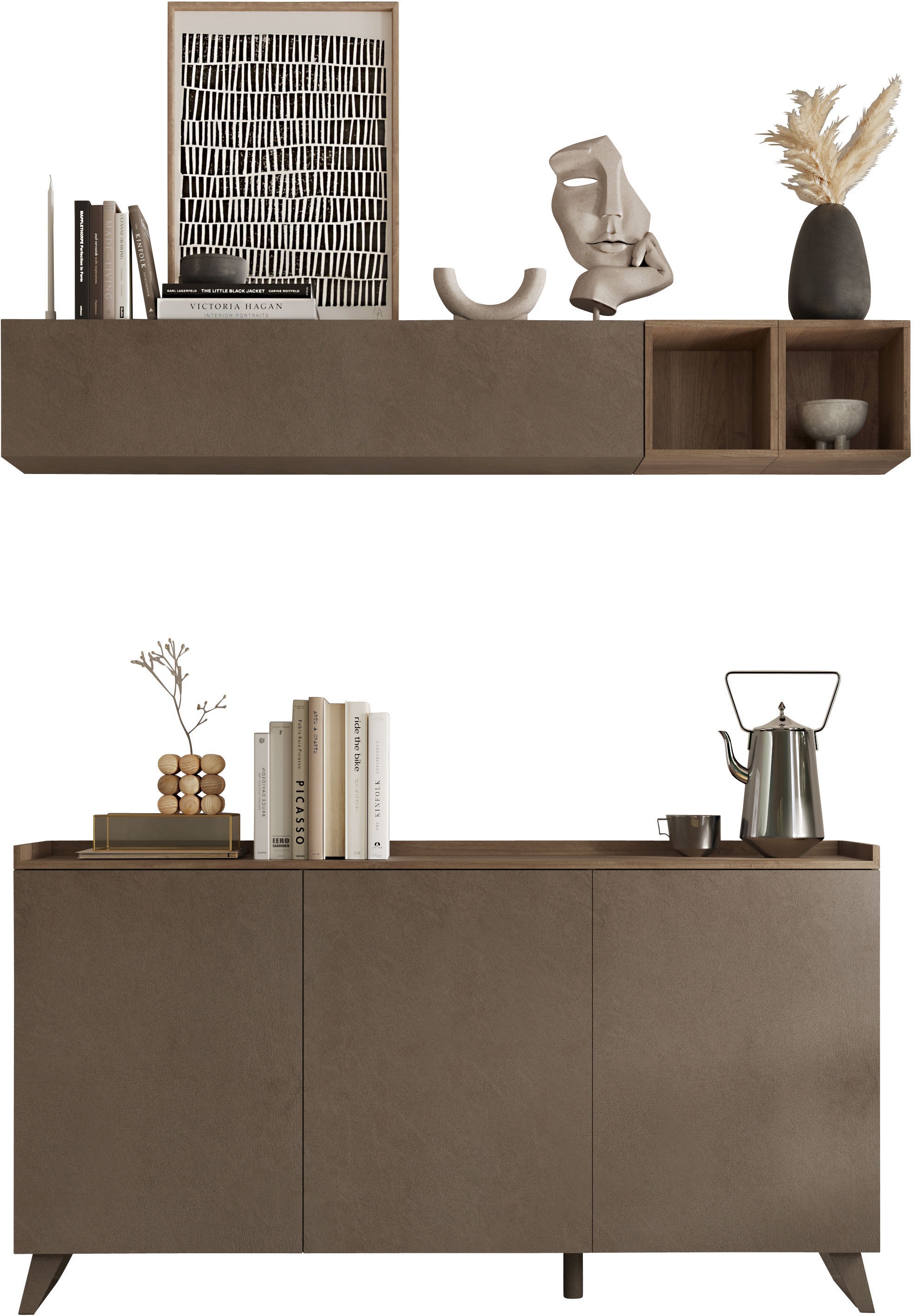 Wohnzimmer-Set "Tray", 4-teilig, Bronzo