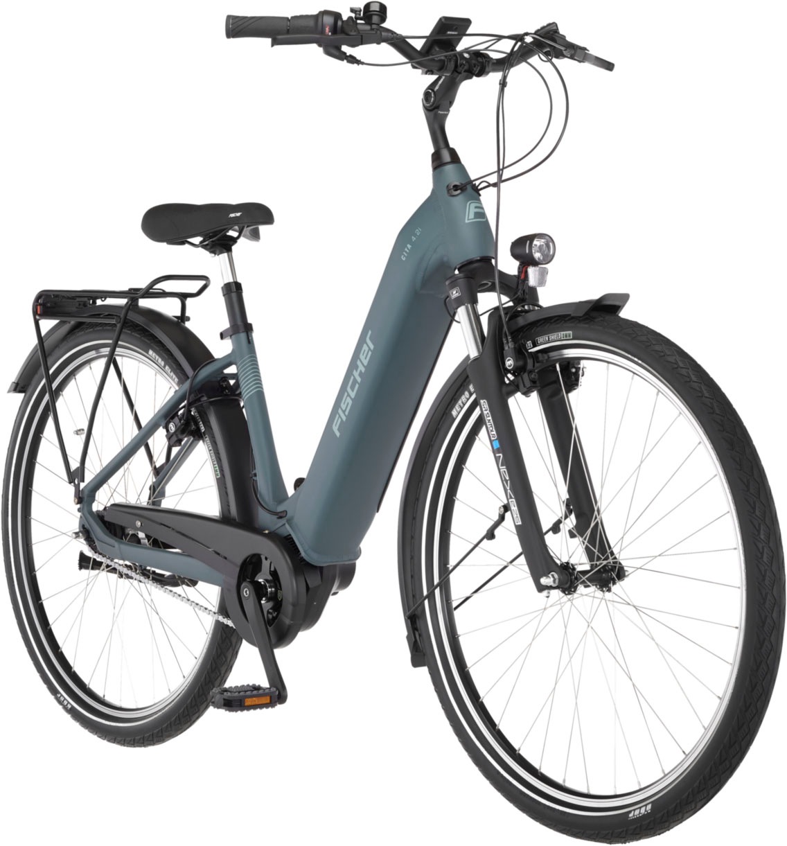 FISCHER Fahrrad E-Bike »CITA 4.2I 522«, 7 Gang, Shimano, Nexus, Mittelmotor 250 W, Pedelec, Elektrofahrrad für Damen u. Herren