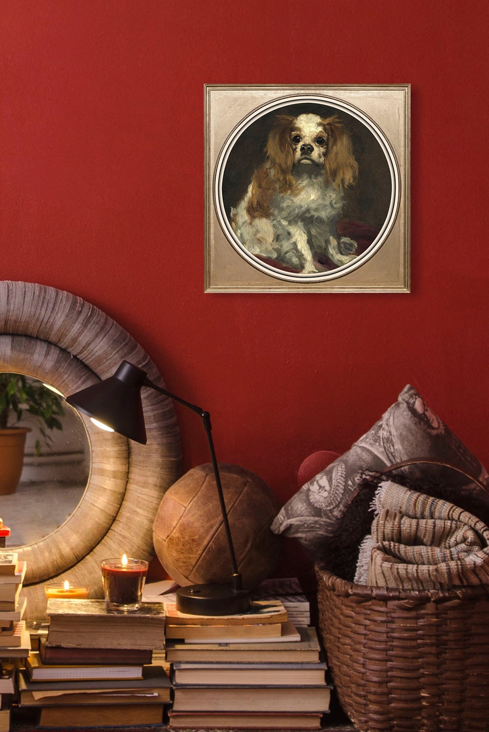 queence Acrylglasbild »Hund«, Haustiere-Gemälde-Kunst-Hund-Hunde-Hundebilde günstig online kaufen
