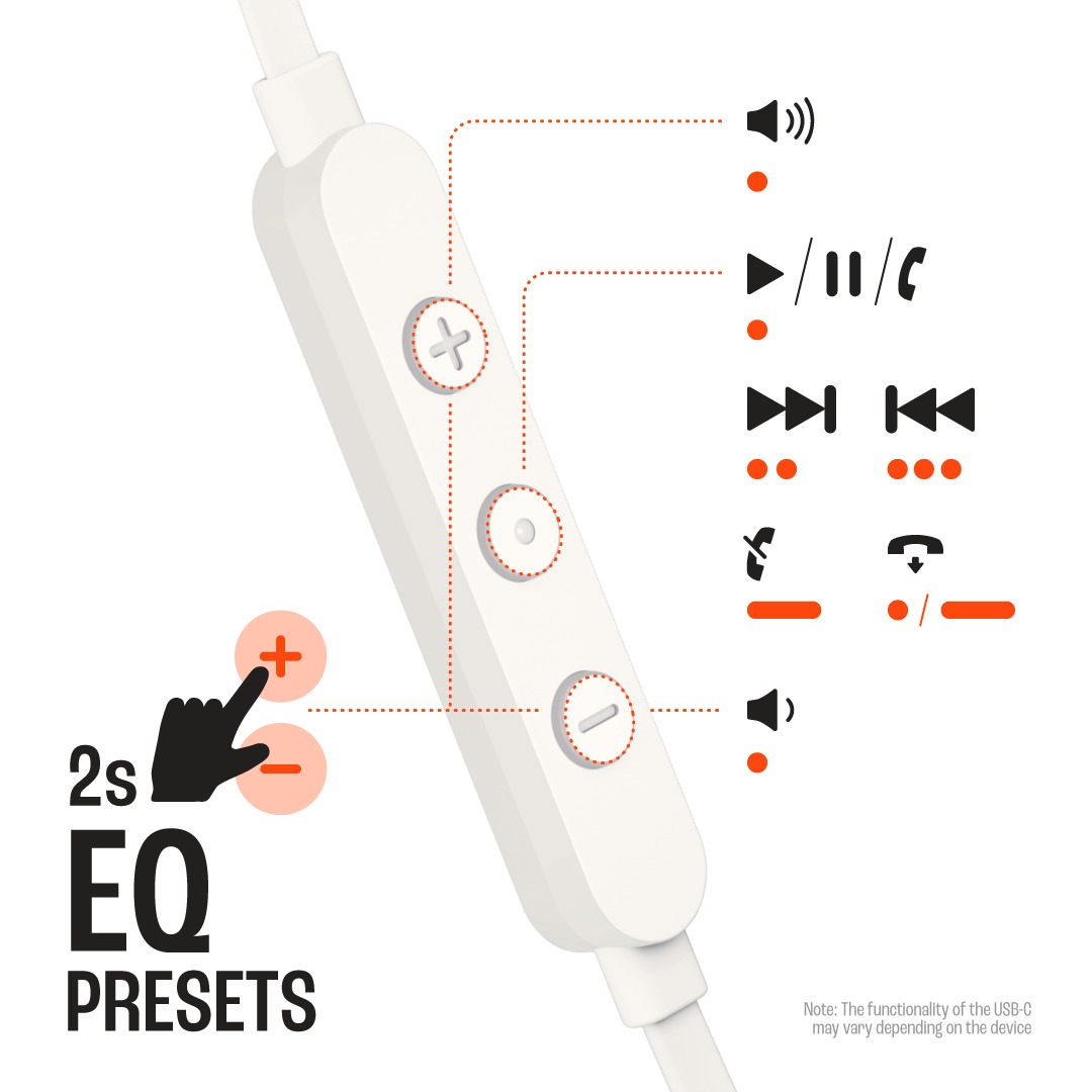 JBL In-Ear-Kopfhörer »Tune 305C«, Freisprechfunktion-Freisprechfunktion