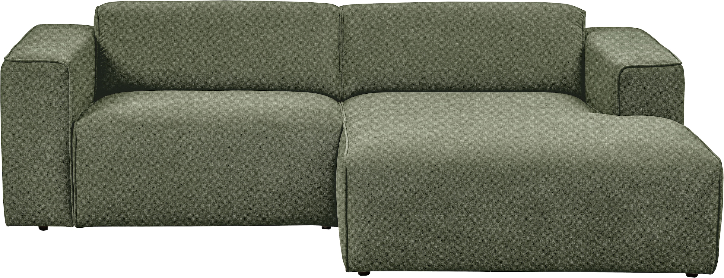 Home affaire Ecksofa »Noord mit Kedernaht, Breite 234 cm, L-Form« Cord, Str günstig online kaufen