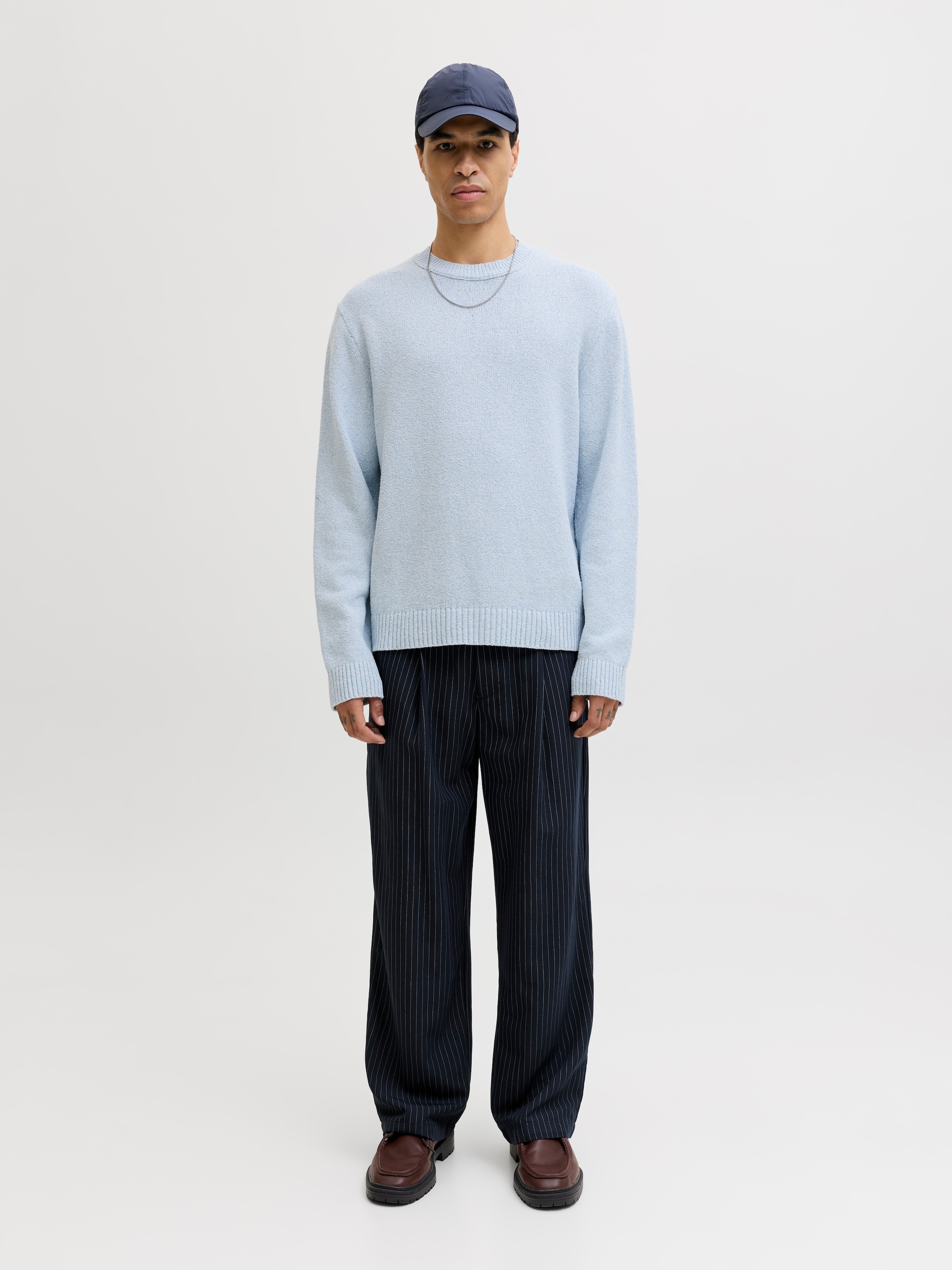 Jack & Jones Rundhalspullover »JORNORREBRO CATSKILLS KNIT CREW NECK SN«