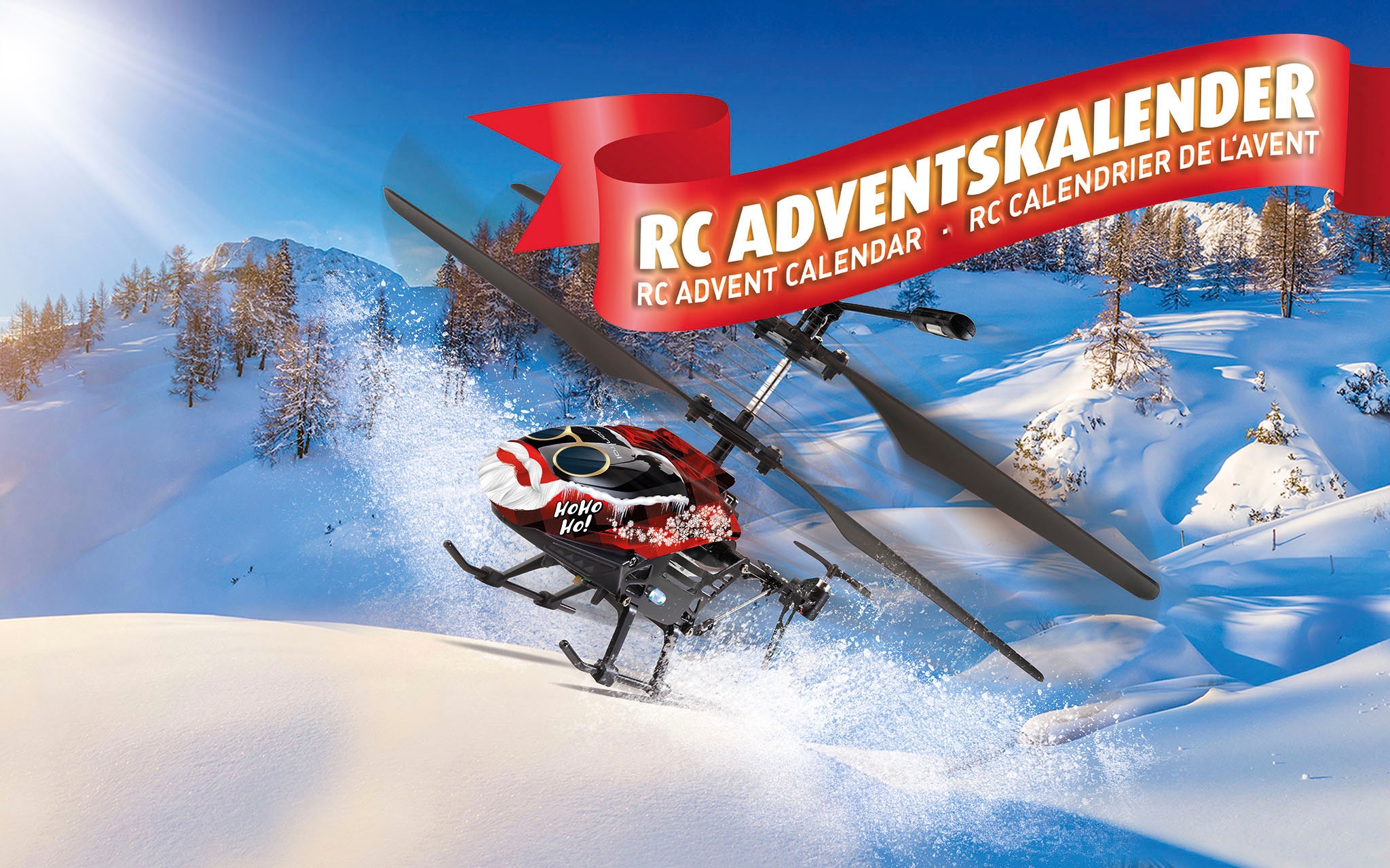 Revell® Spielzeug-Adventskalender »Revell Control, RC Helicopter«, ab 8 Jahren, mit Wechselhaube und LED-Beleuchtung