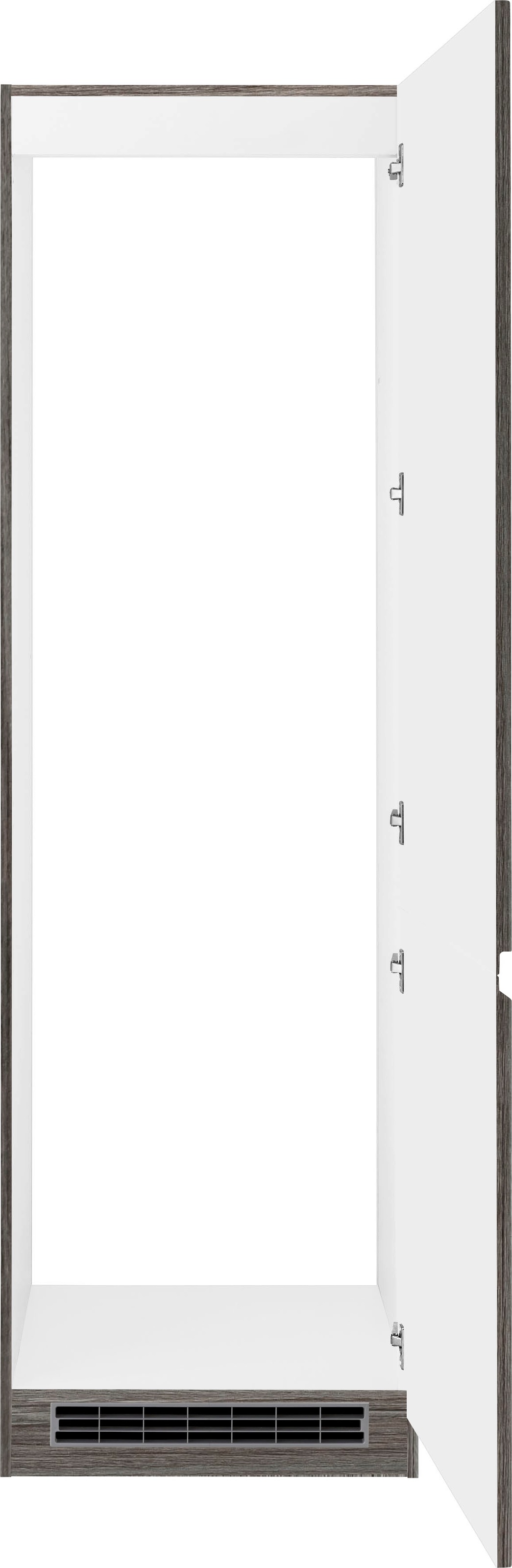 KOCHSTATION Kühlumbauschrank »KS-Virginia«, 200 cm hoch, 60 cm breit, Nische für Kühlschrank B/H/T: 56/178/55 cm