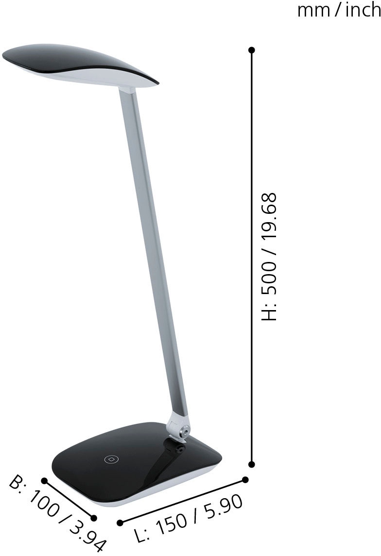 EGLO Schreibtischleuchte »CAJERO«, Leuchtmittel LED-Board | LED fest integriert