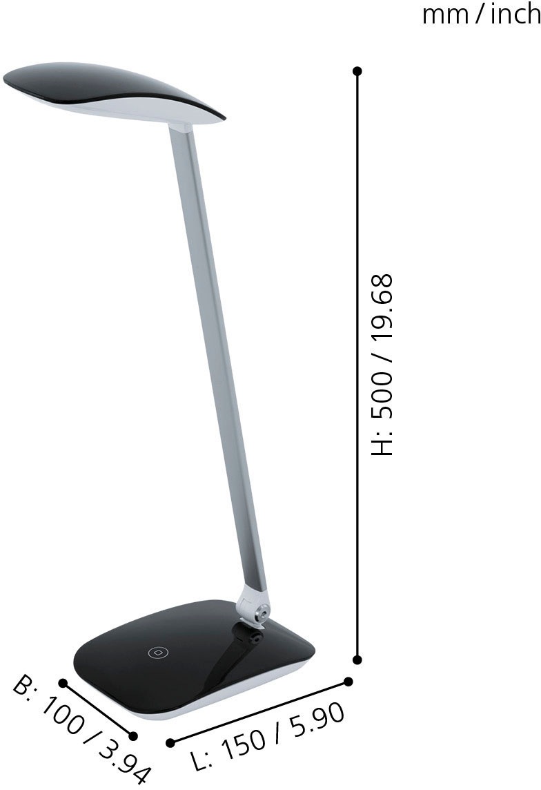 EGLO Schreibtischleuchte »CAJERO«, Leuchtmittel LED-Board   LED fest integr günstig online kaufen