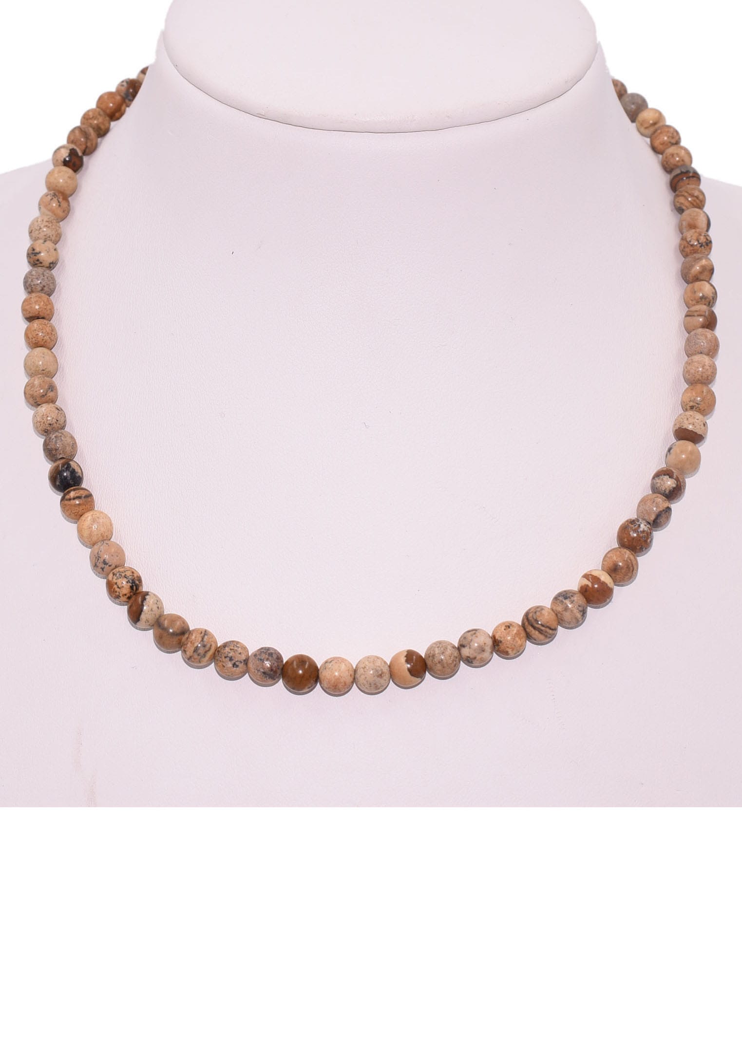 Firetti Collier »Schmuck Geschenk Halsschmuck Halskette Farbstein Edelstein Jaspis«, Made in Germany - mit Jaspis