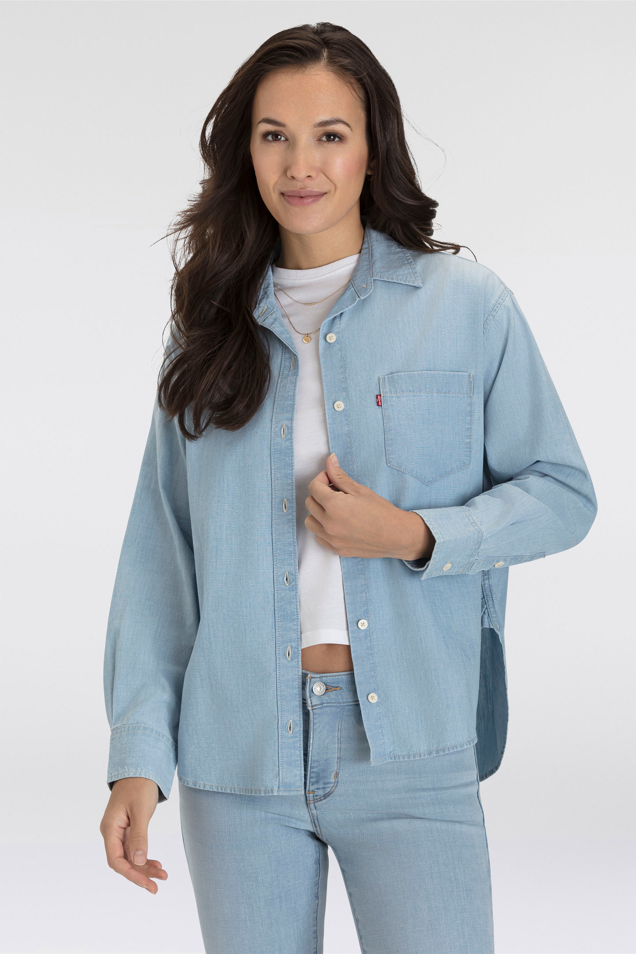 Levi's® Jeansbluse »HARLIE NEW BF S«, mit Brusttasche