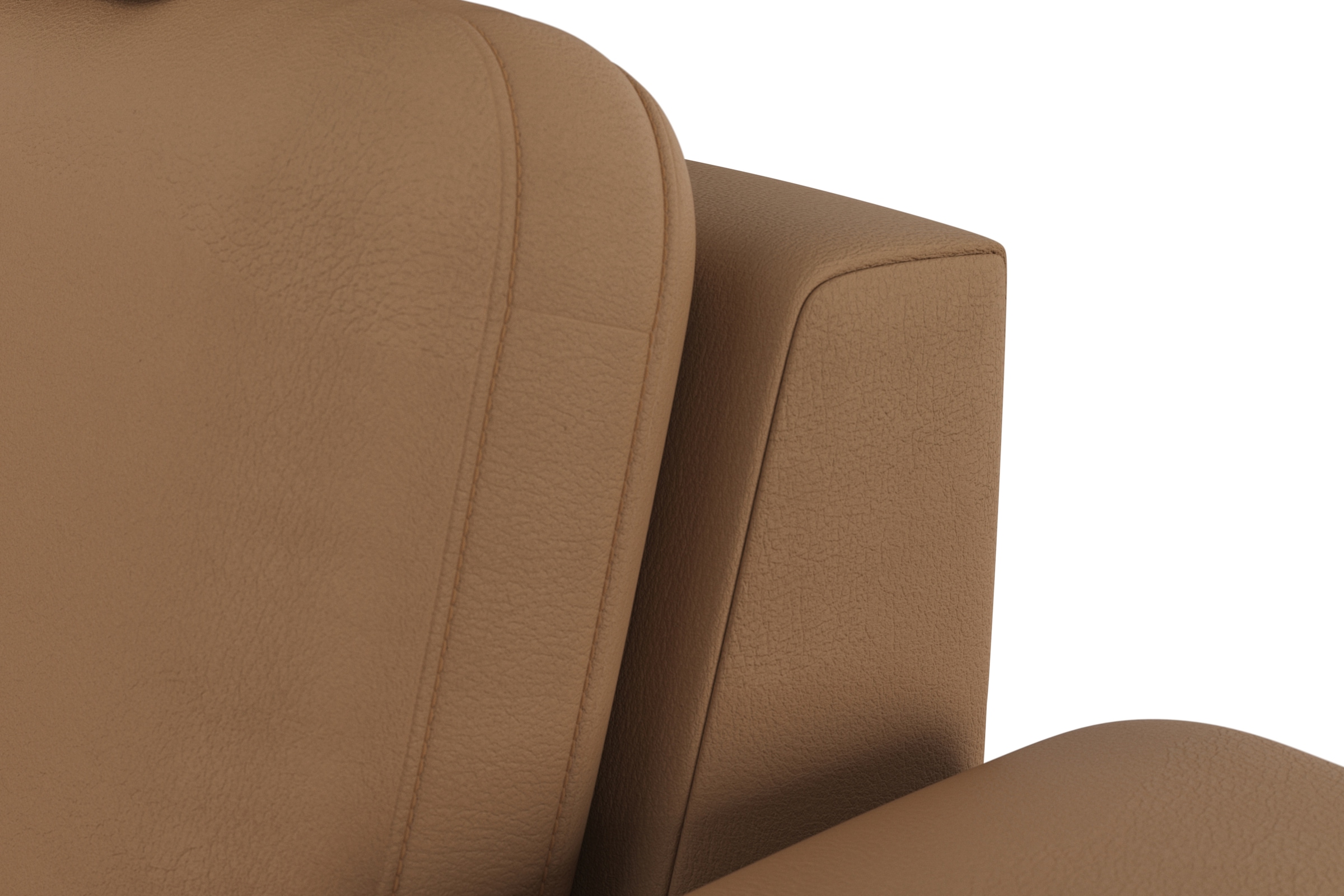 sit&more Ecksofa »Bendigo L-Form«, inklusive Sitztiefenverstellung, Bodenfreiheit 12 cm, in 2 Fußfarben