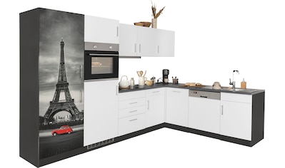 HELD MÖBEL Winkelküche »Paris«, mit E-Geräten, Stellbreite 290/220 cm, wahlweise mit... kaufen