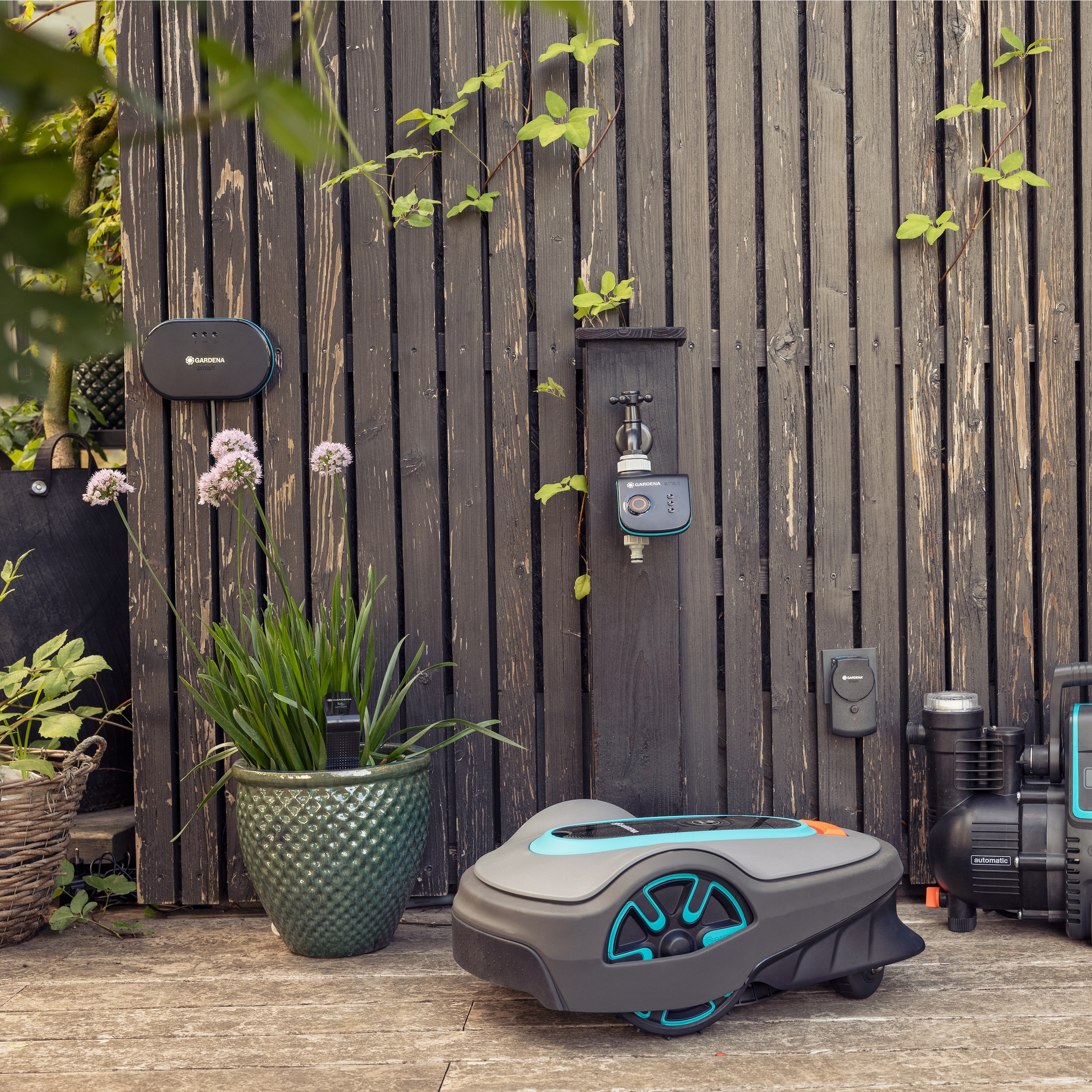 GARDENA Smart-Home-Station »smart Gateway«, Verbindungsgerät für smart Produkte, bequeme Steuerung per App