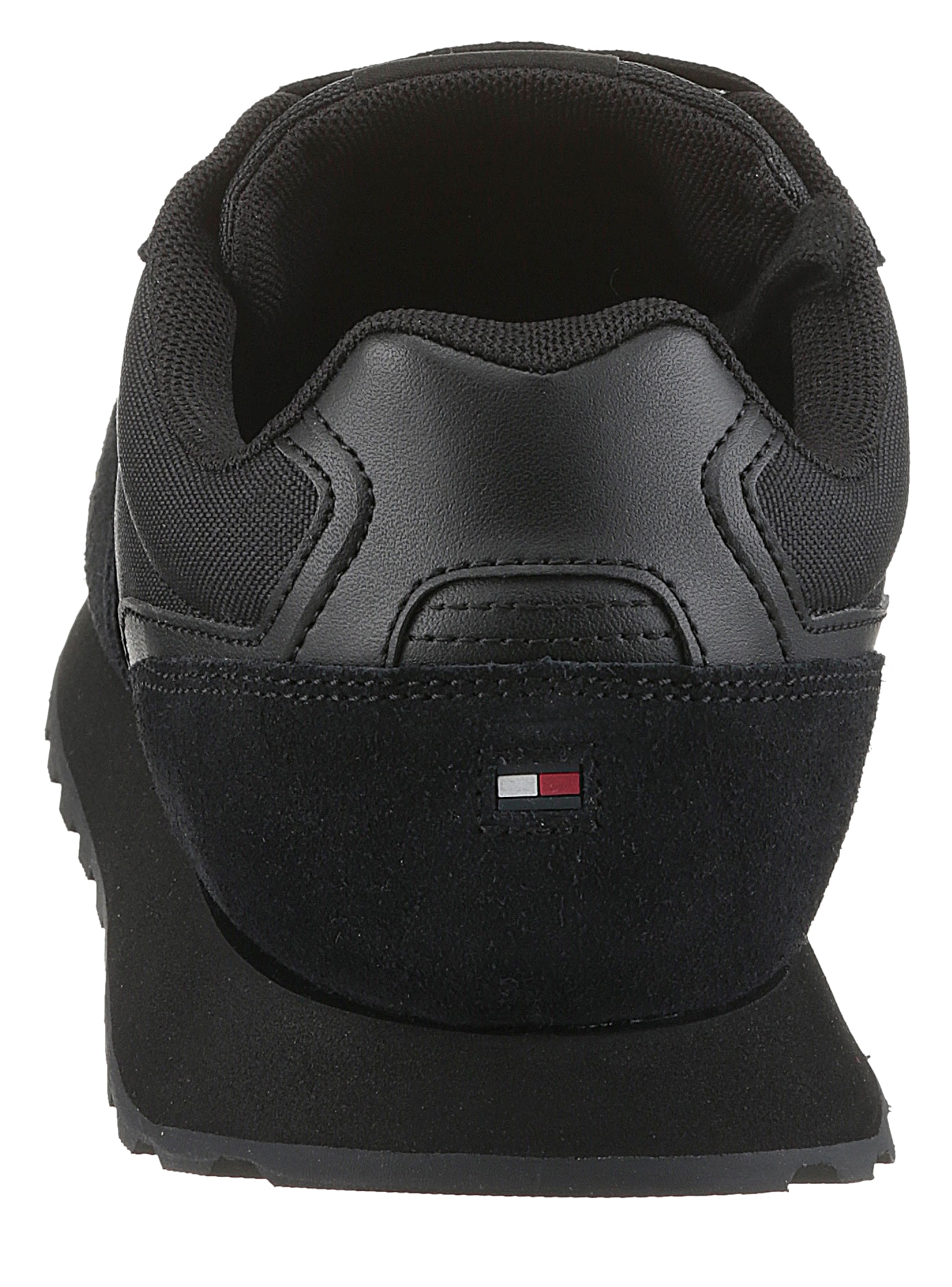 Tommy Hilfiger Sneaker »NEW RUNNER EVA MIX FLAG«, Freizeitschuh, Halbschuh, Schnürschuh mit gepolstertem Schaftrand