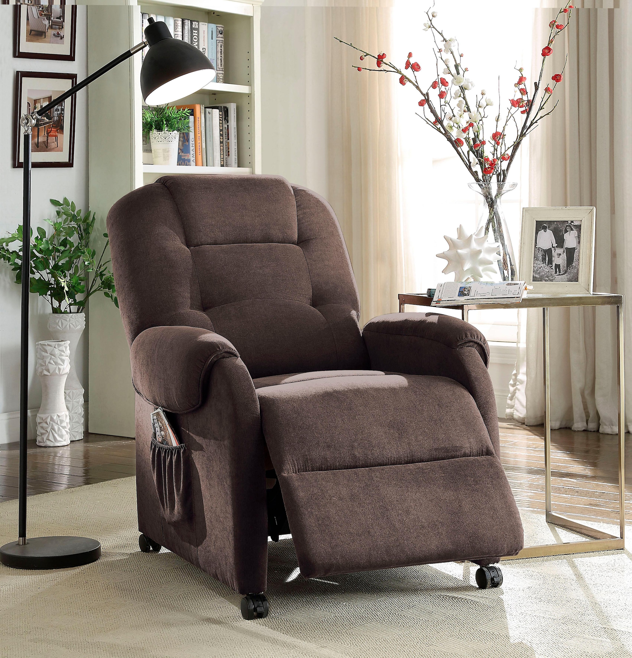ATLANTIC home collection Relaxsessel »Tobi«, mit Relaxfunktion, Federkern & Aufbewahrungstasche