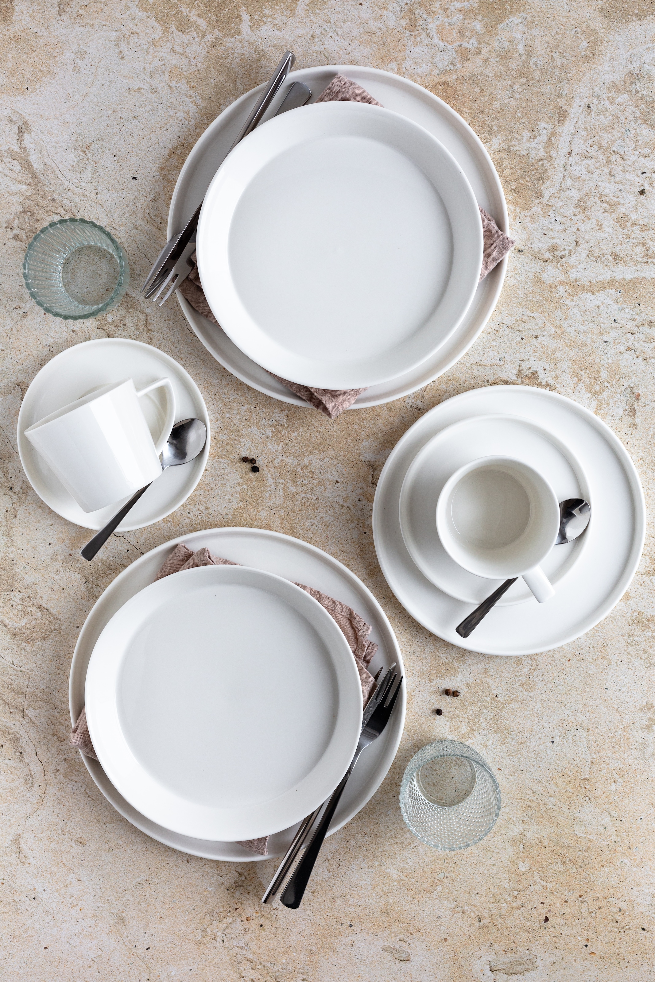 MÄSER Kaffeeservice »SITA, Kaffeeservice, Porzellan«, (Set, 18 tlg.), Geschirr-Set, Service