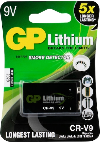 GP Batteries Batterie »CR-V9«, U9VL, 9 V, (1 St.)