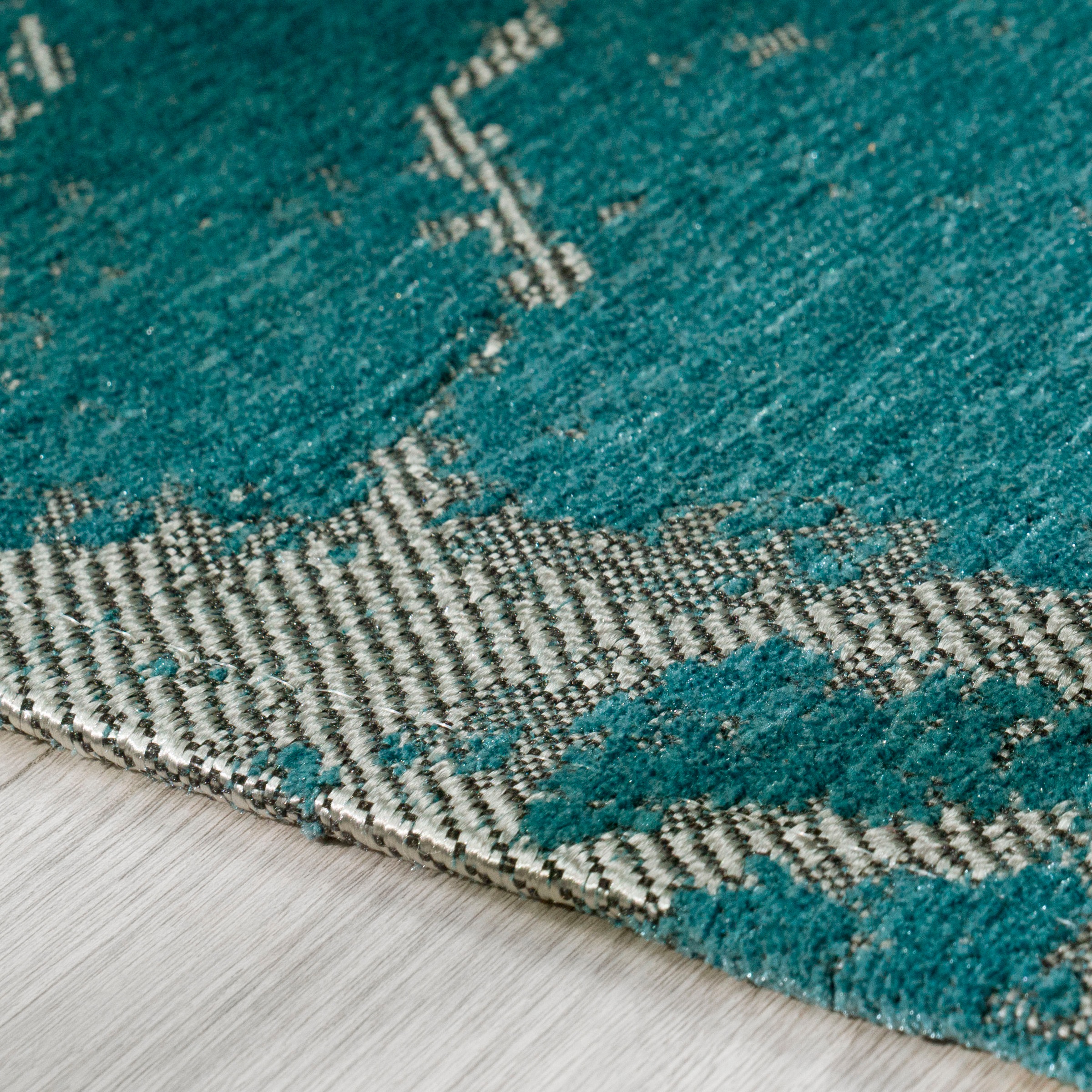 Paco Home Teppich »Mariba 201«, rechteckig, 13 mm Höhe, Kurzflor, modernes Marmor Design, Wohnzimmer, Schlafzimmer