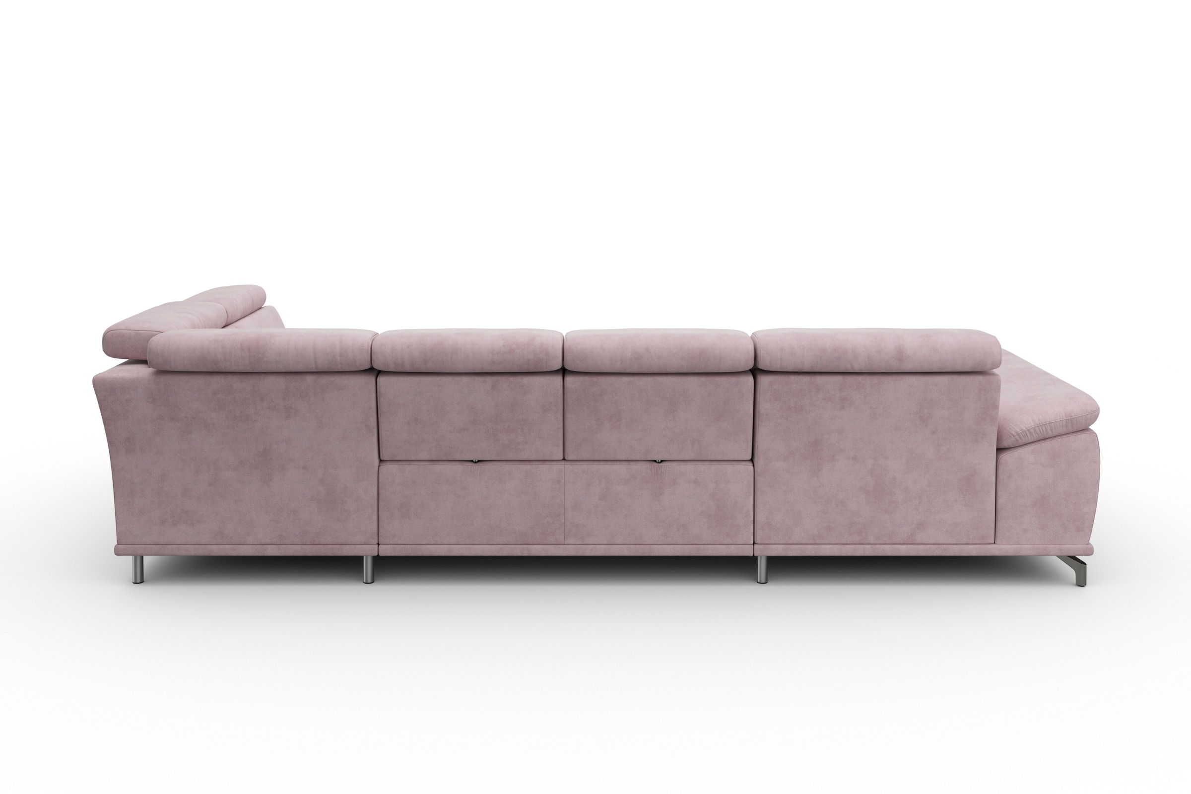 sit&more Wohnlandschaft »Cabrio U-Form, mit Sitztiefenverstellung, Arm- und Kopfteilverstellung«, 3 Nierenkissen, Federkern, optional Bettfunktion und Stauraum