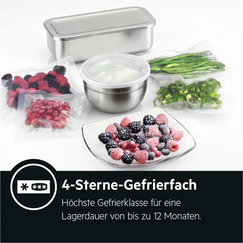 AEG Einbaukühlgefrierkombination, SCE618F3LS, 177,2 cm hoch, 54,8 cm breit