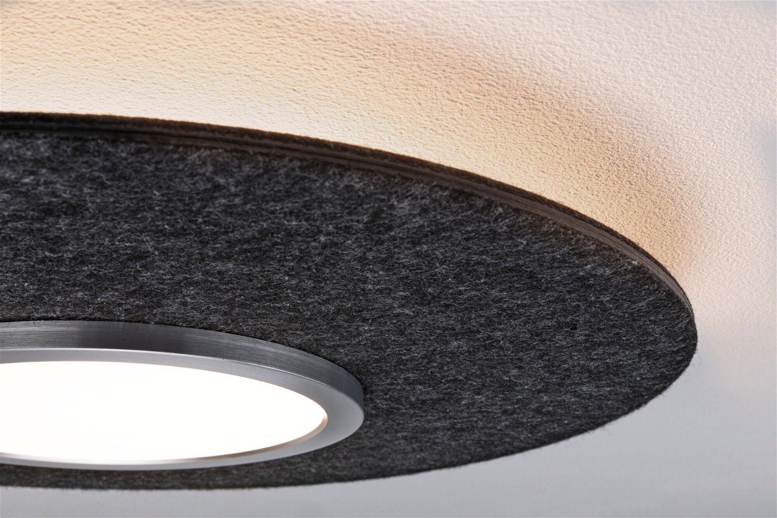 Paulmann LED Deckenleuchte »Tulga 2700K 2000lm 32,5W Anthrazit«, 1 flammig, 3-Step-Dim