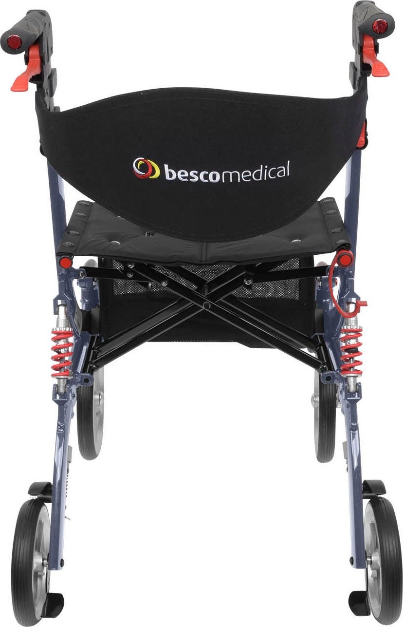 bescomedical Rollator »Spring Medium Vario«, Größe M (Sitzhöhe 56cm), inkl. Beinstützen