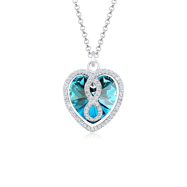 Elli Collierkettchen »Herz Infinity Kristall Icône 925 Silber« im  Online-Shop kaufen
