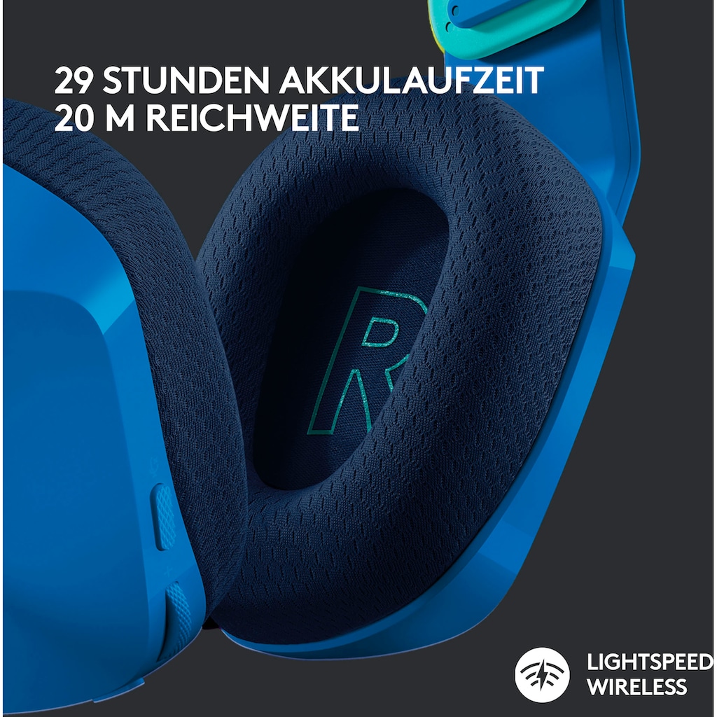 Logitech G Gaming-Headset »G733 LIGHTSPEED Wireless RGB«, WLAN (WiFi), Mikrofon abnehmbar