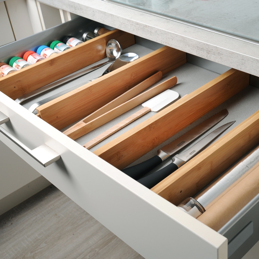 KESPER® Schubladeneinsatz Set, 4 Stk. tlg. variabele Länge