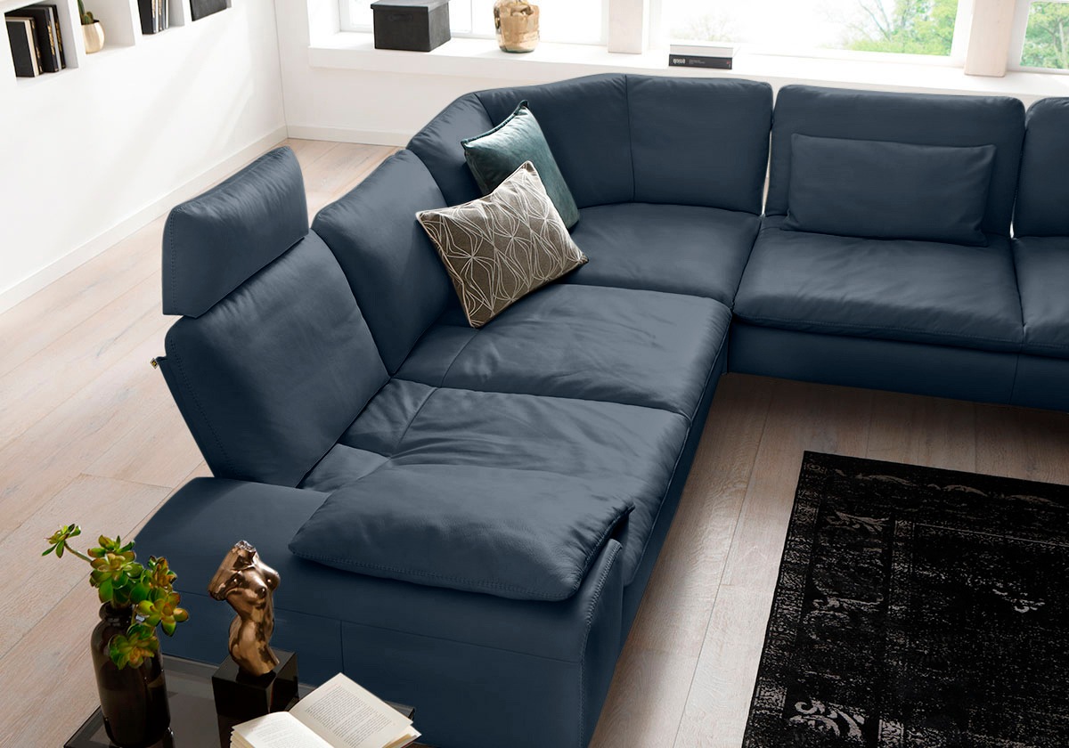 W.SCHILLIG Ecksofa »valentinoo, Designsofa, elegant und bequem, L-Form«, (Set), mit Sitztiefenverstellung, Breite 318 cm