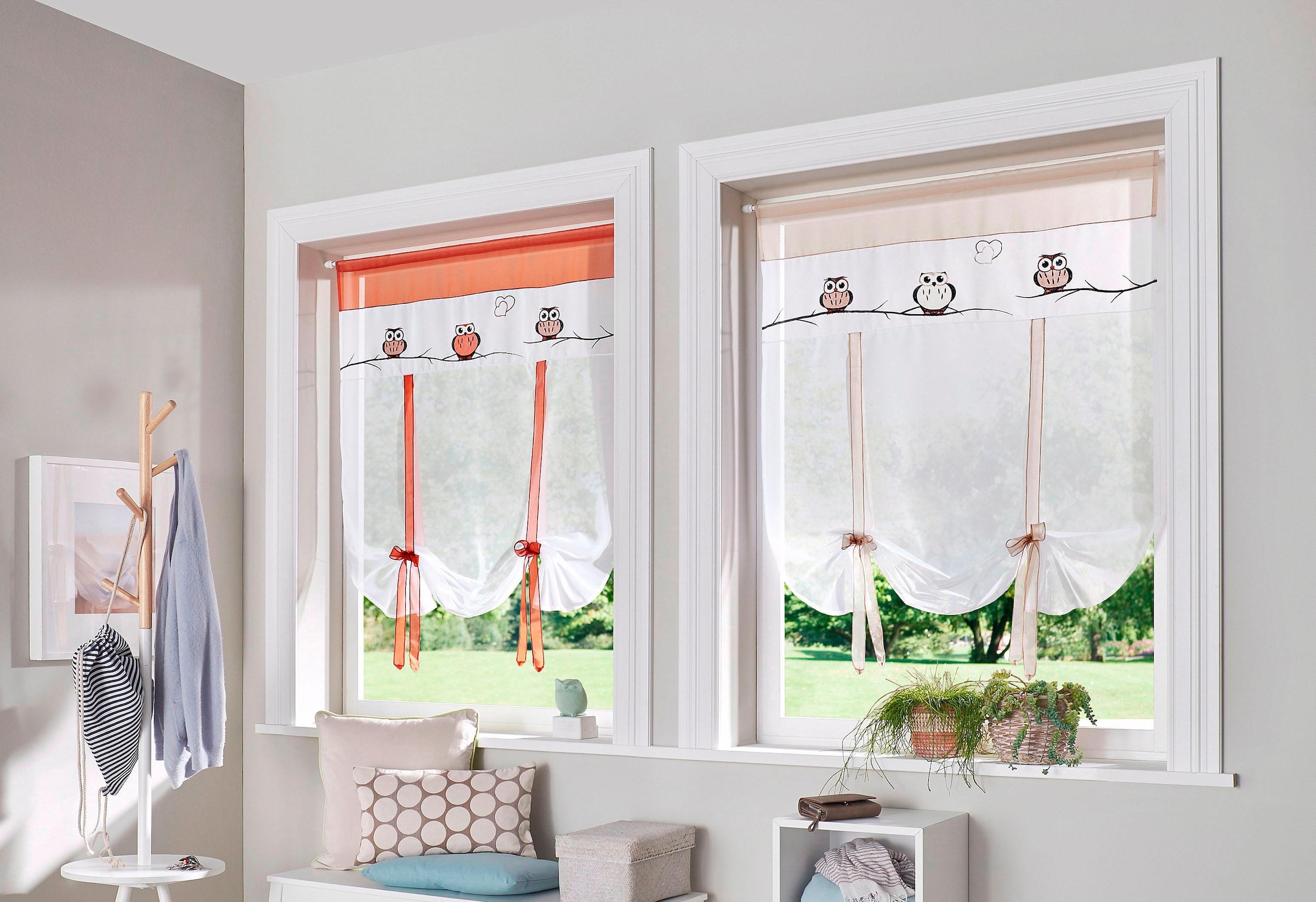 my home Bindegardine »Java« Stangendurchzug 1 Stk. tlg. Fertiggardine, tran günstig online kaufen