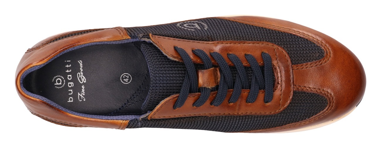 bugatti Sneaker  Schnürschuh, Freizeitschuh in Used Optik im Casual-Chic Design