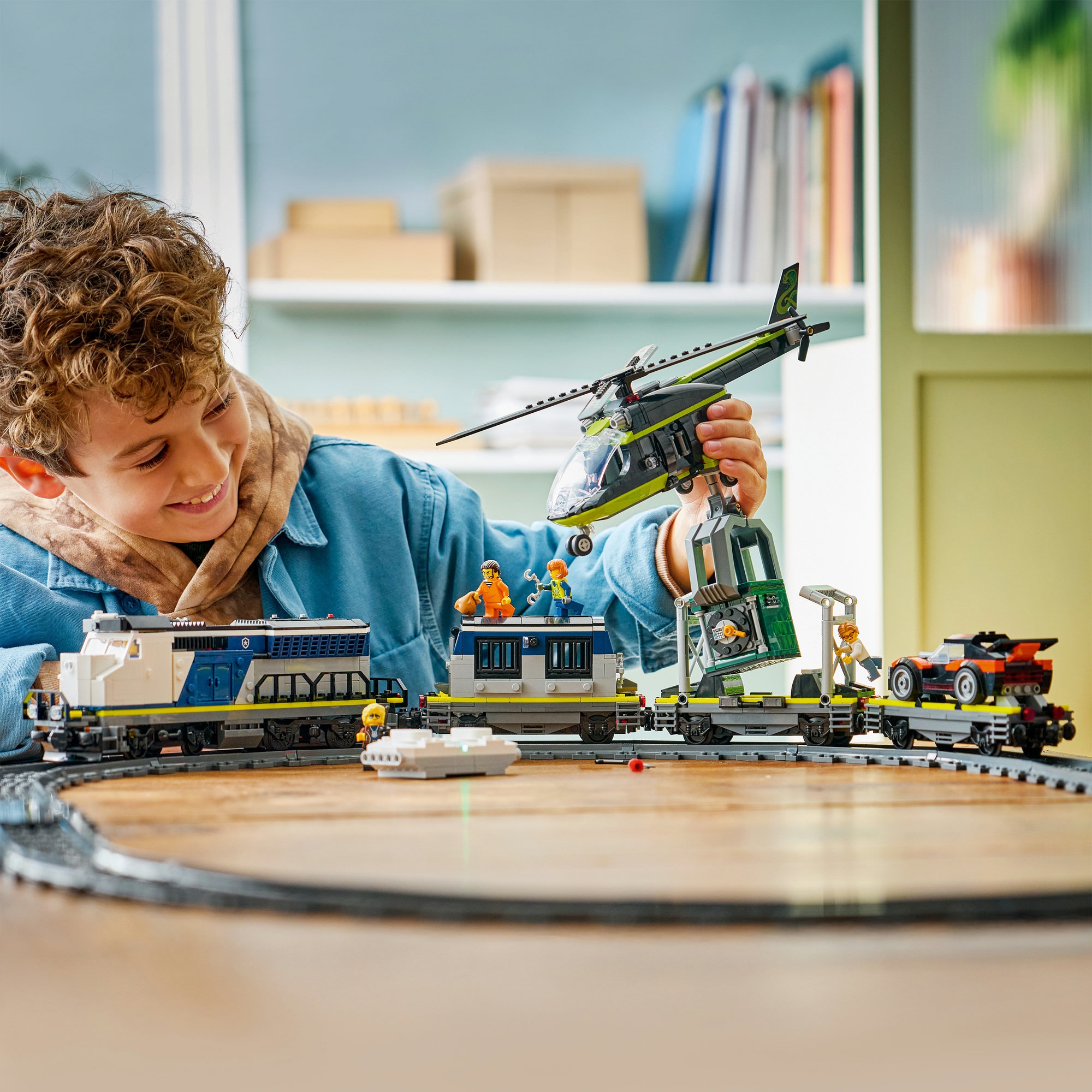 LEGO® Konstruktionsspielsteine »Überfall auf den Polizeizug (60508), LEGO City«