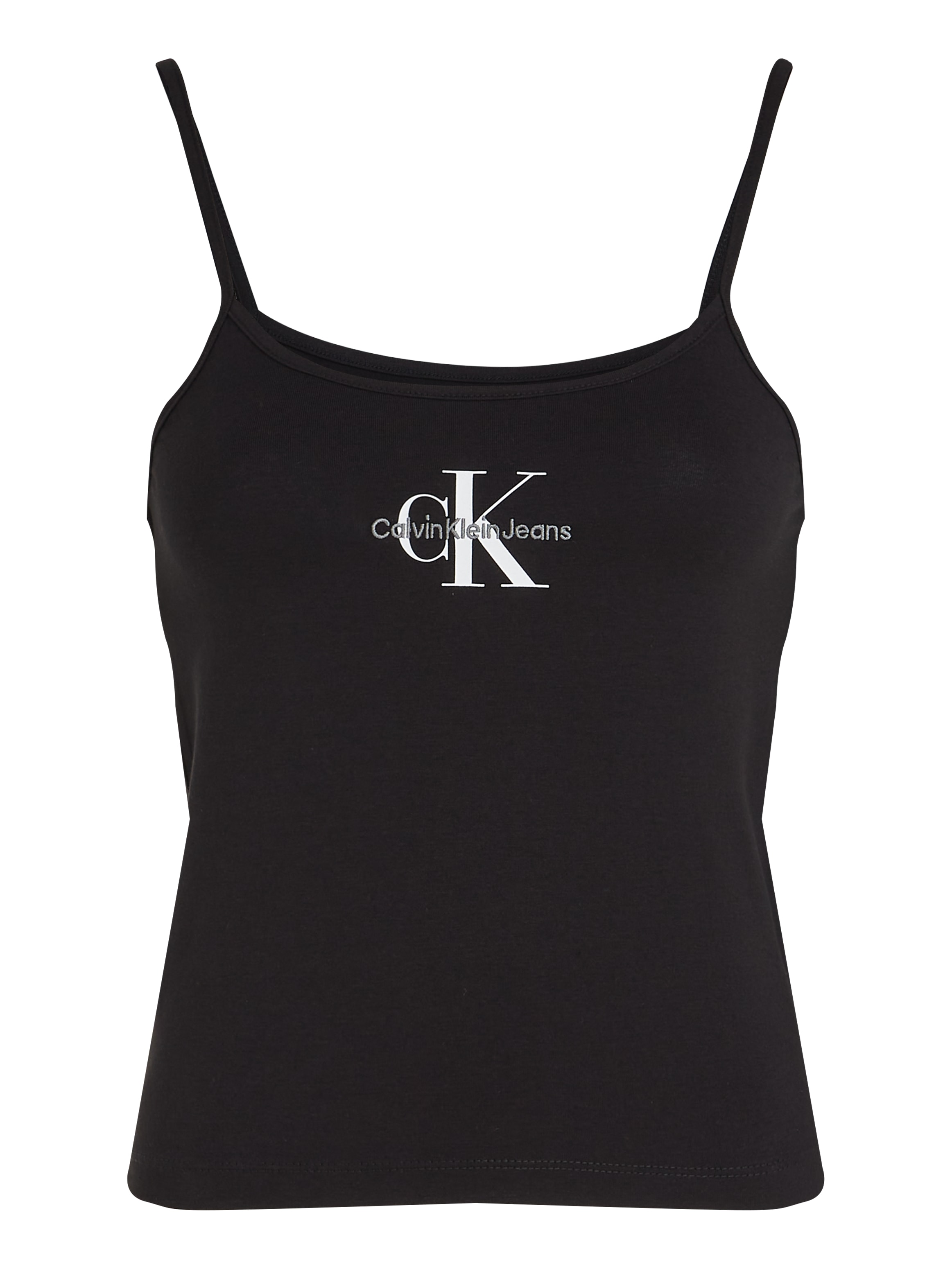Calvin Klein Jeans T-Shirt »MONOLOGO STRAPPY TANK TOP«, mit Logomarkenpatch